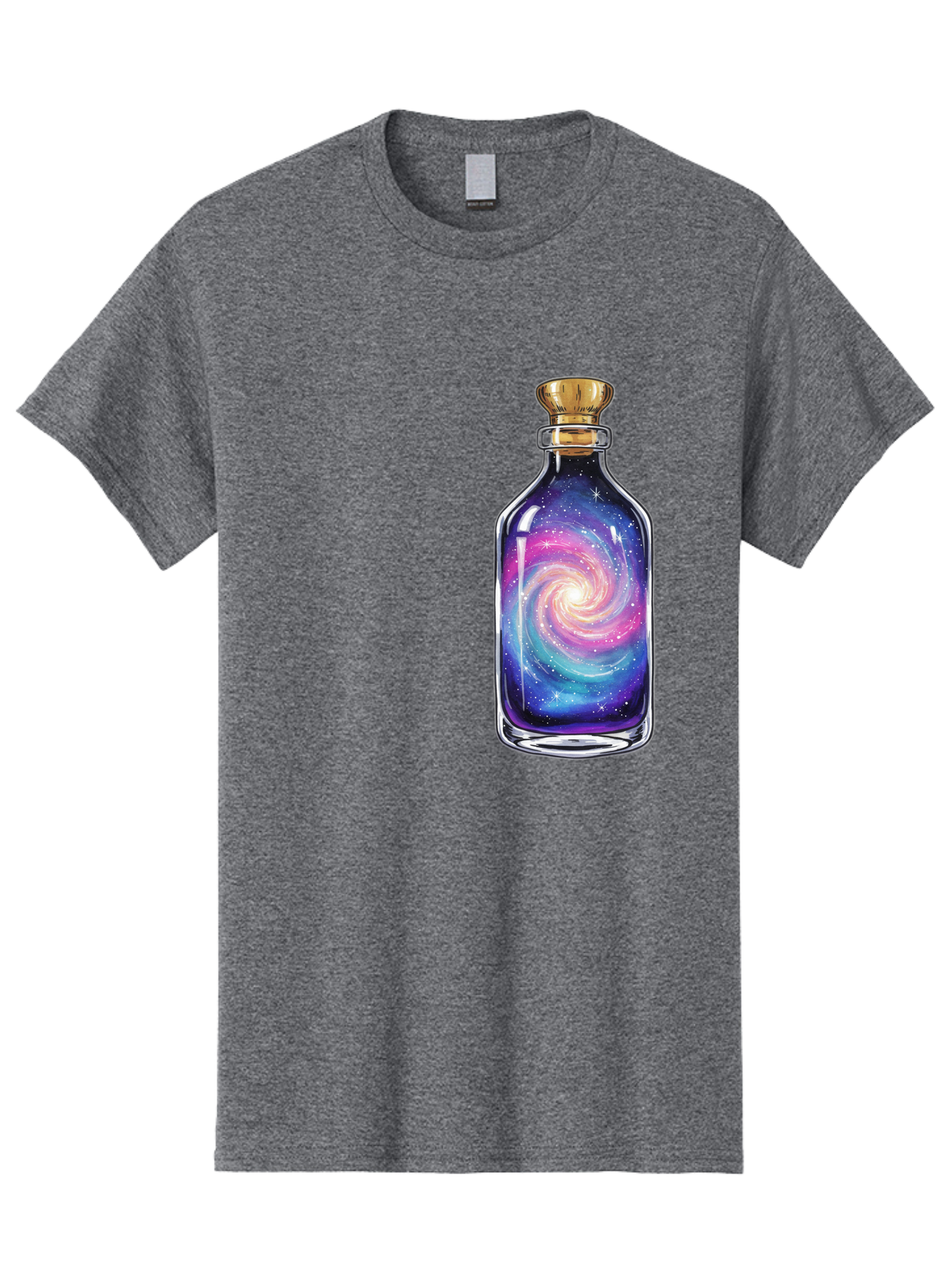 Galaxy-In-Bottle-21 Men'S Graphic Tee, 100% Cotton, Comfortable Casual Summer Wear, Machine Washable, Vintage Camera, Old Camera, Antique Camera, Black Camera, Classic Photography, Photography Equipment, Nostalgic Device, Film Camera, Baj033