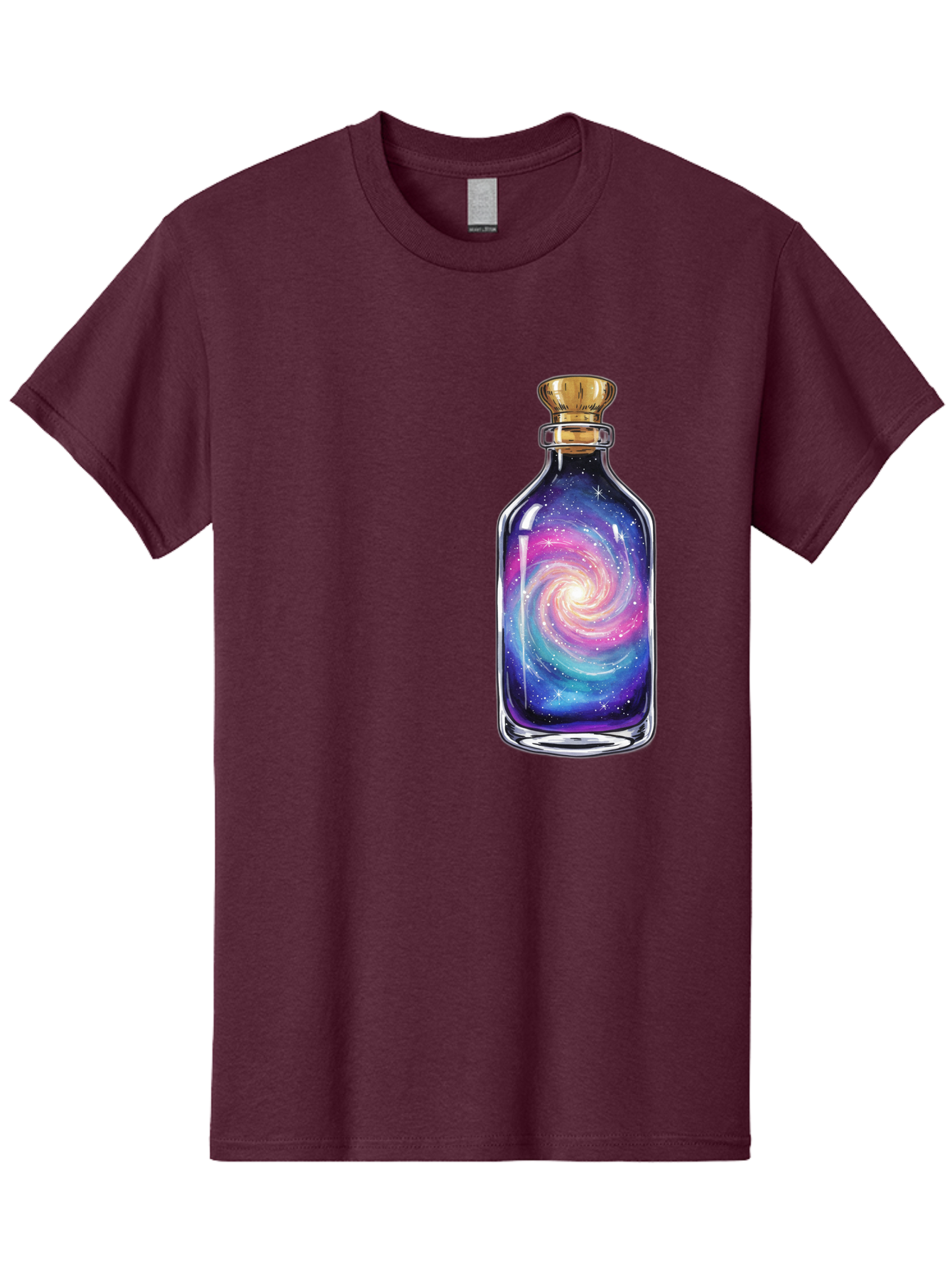 Galaxy-In-Bottle-21 Men'S Graphic Tee, 100% Cotton, Comfortable Casual Summer Wear, Machine Washable, Vintage Camera, Old Camera, Antique Camera, Black Camera, Classic Photography, Photography Equipment, Nostalgic Device, Film Camera, Baj033