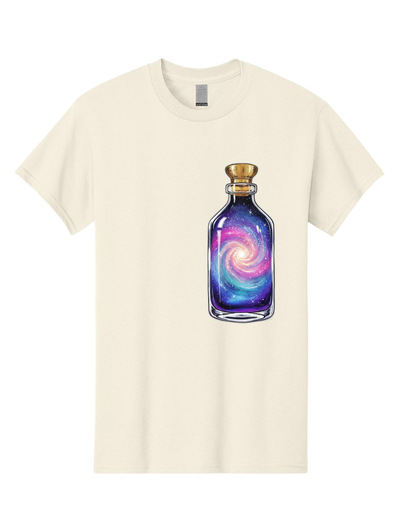 Galaxy-In-Bottle-21 Men'S Graphic Tee, 100% Cotton, Comfortable Casual Summer Wear, Machine Washable, Vintage Camera, Old Camera, Antique Camera, Black Camera, Classic Photography, Photography Equipment, Nostalgic Device, Film Camera, Baj033