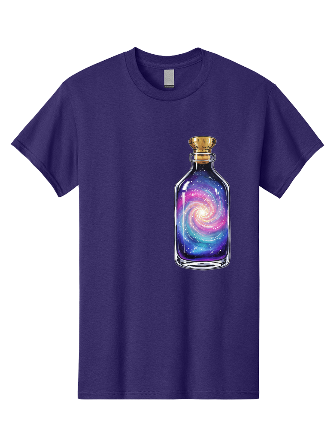 Galaxy-In-Bottle-21 Men'S Graphic Tee, 100% Cotton, Comfortable Casual Summer Wear, Machine Washable, Vintage Camera, Old Camera, Antique Camera, Black Camera, Classic Photography, Photography Equipment, Nostalgic Device, Film Camera, Baj033