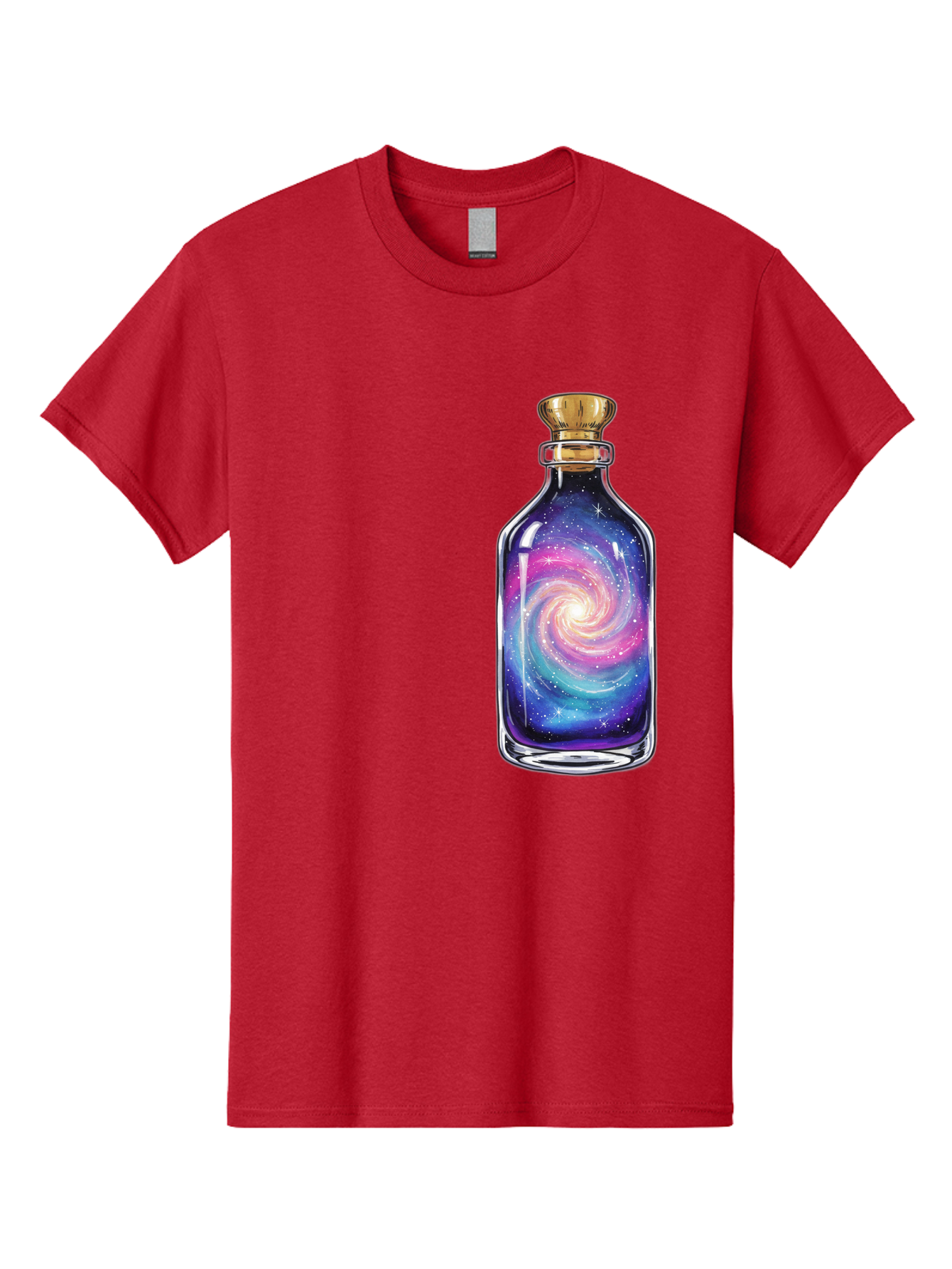 Galaxy-In-Bottle-21 Men'S Graphic Tee, 100% Cotton, Comfortable Casual Summer Wear, Machine Washable, Vintage Camera, Old Camera, Antique Camera, Black Camera, Classic Photography, Photography Equipment, Nostalgic Device, Film Camera, Baj033