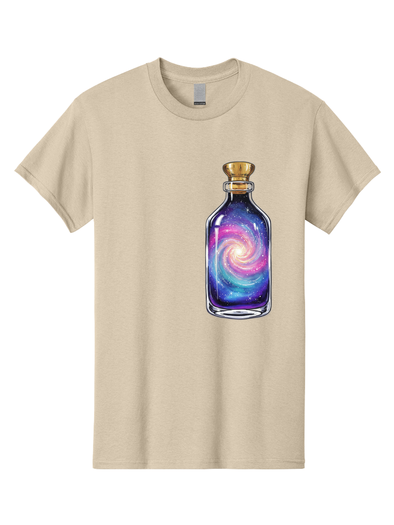 Galaxy-In-Bottle-21 Men'S Graphic Tee, 100% Cotton, Comfortable Casual Summer Wear, Machine Washable, Vintage Camera, Old Camera, Antique Camera, Black Camera, Classic Photography, Photography Equipment, Nostalgic Device, Film Camera, Baj033