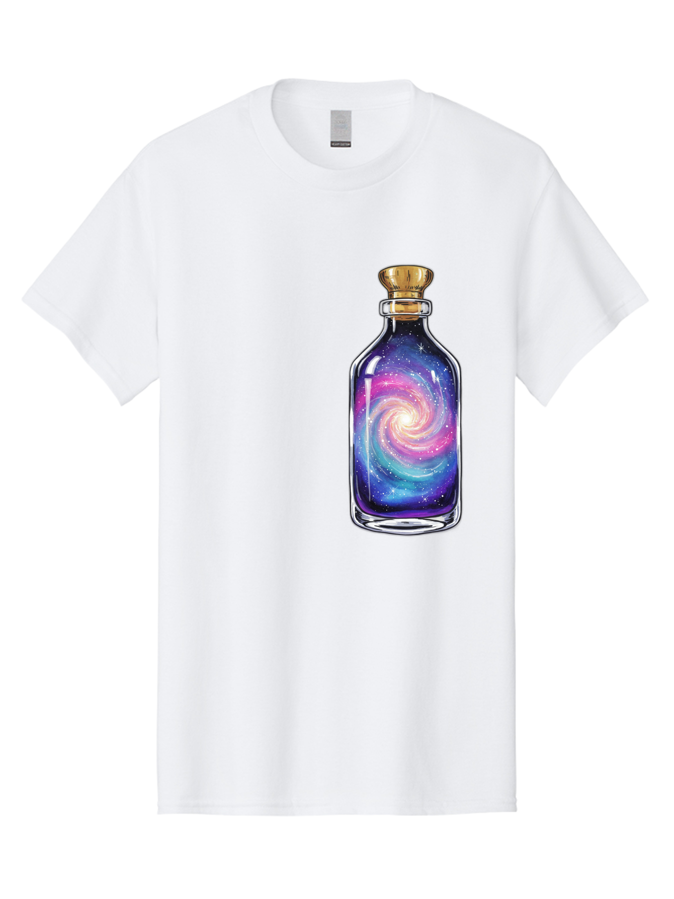 Galaxy-In-Bottle-21 Men'S Graphic Tee, 100% Cotton, Comfortable Casual Summer Wear, Machine Washable, Vintage Camera, Old Camera, Antique Camera, Black Camera, Classic Photography, Photography Equipment, Nostalgic Device, Film Camera, Baj033