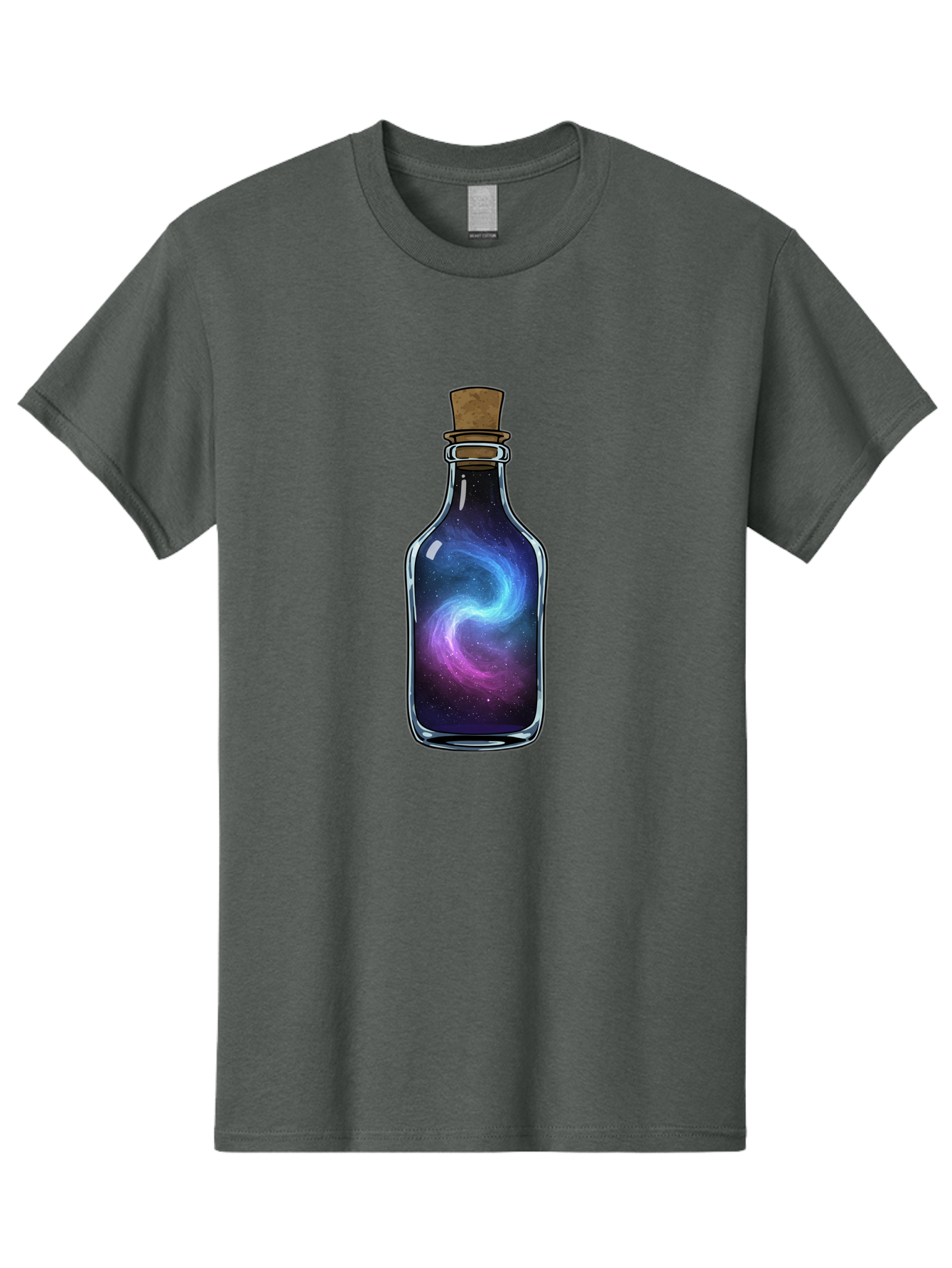 Galaxy-In-Bottle-22 Men'S Graphic Tee, 100% Cotton, Comfortable Casual Summer Wear, Machine Washable, Vintage Camera, Old Camera, Antique Camera, Black Camera, Classic Photography, Photography Equipment, Nostalgic Device, Film Camera, Baj034