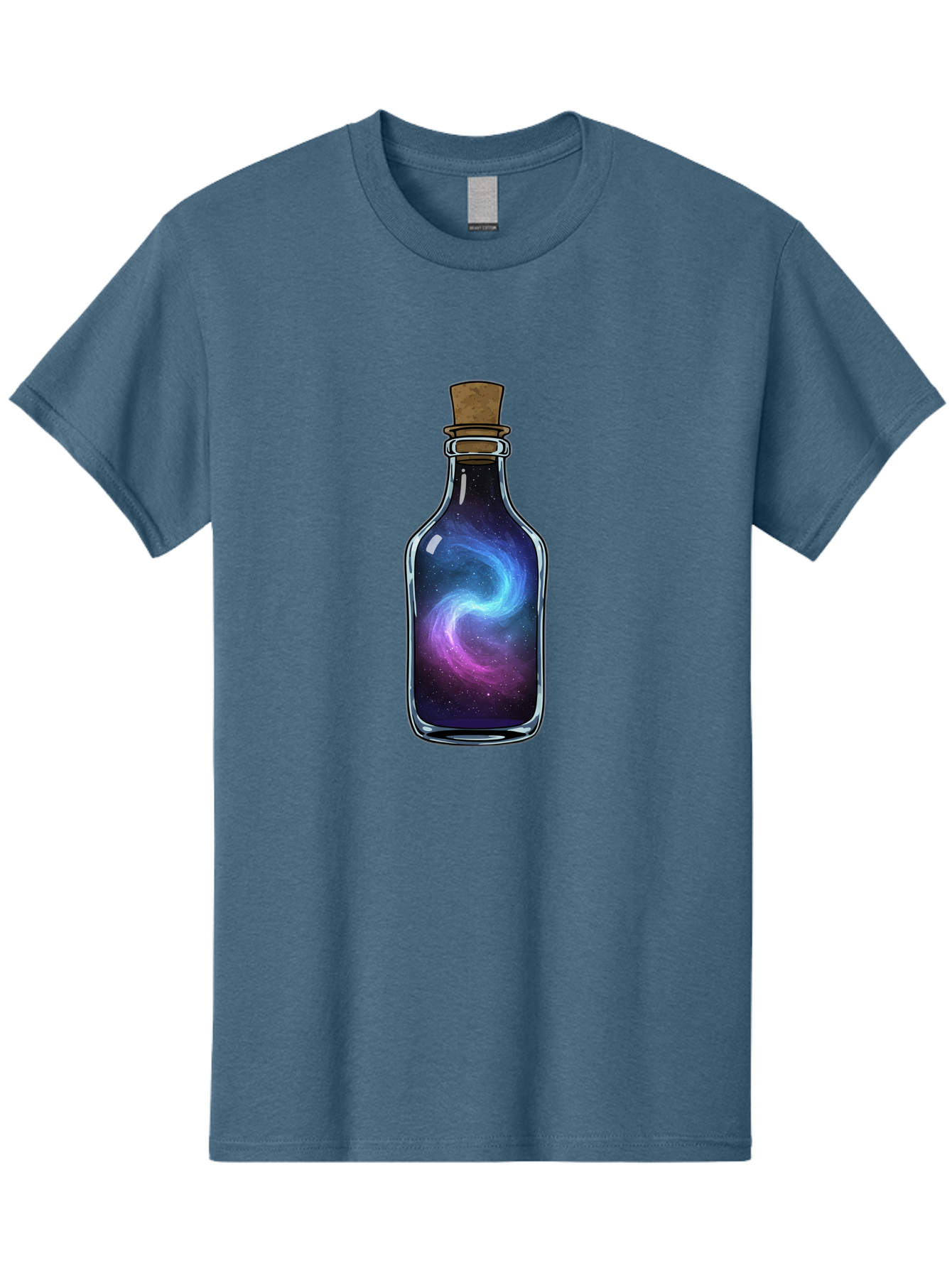 Galaxy-In-Bottle-22 Men'S Graphic Tee, 100% Cotton, Comfortable Casual Summer Wear, Machine Washable, Vintage Camera, Old Camera, Antique Camera, Black Camera, Classic Photography, Photography Equipment, Nostalgic Device, Film Camera, Baj034