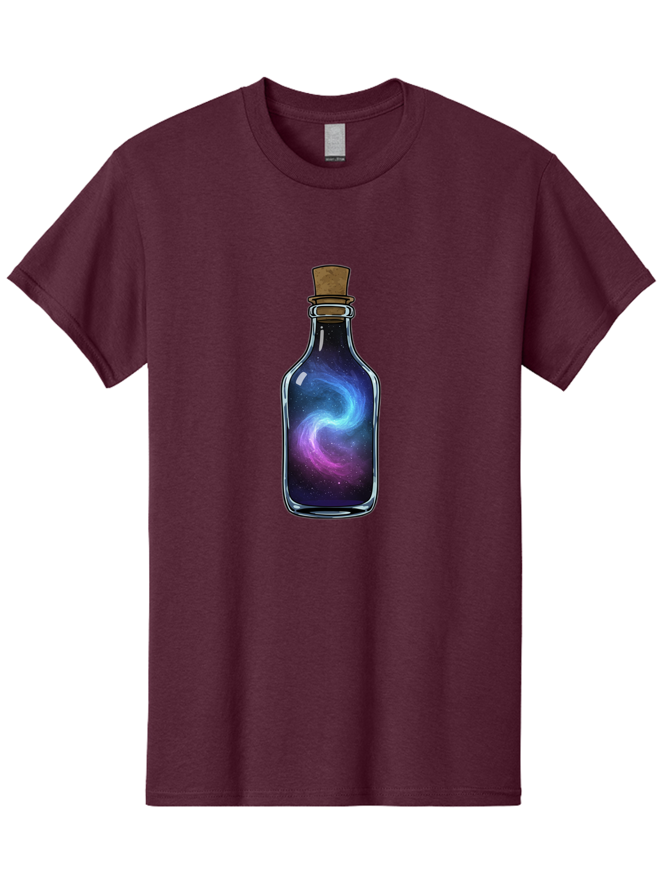 Galaxy-In-Bottle-22 Men'S Graphic Tee, 100% Cotton, Comfortable Casual Summer Wear, Machine Washable, Vintage Camera, Old Camera, Antique Camera, Black Camera, Classic Photography, Photography Equipment, Nostalgic Device, Film Camera, Baj034