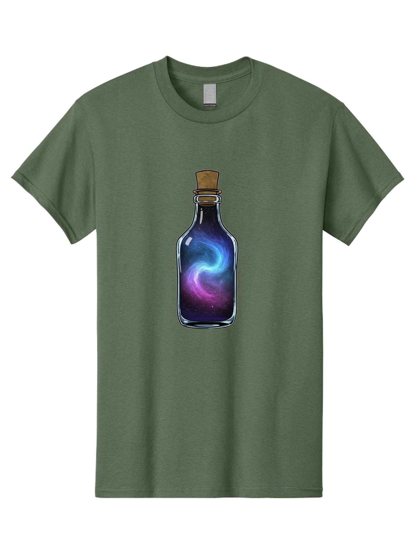 Galaxy-In-Bottle-22 Men'S Graphic Tee, 100% Cotton, Comfortable Casual Summer Wear, Machine Washable, Vintage Camera, Old Camera, Antique Camera, Black Camera, Classic Photography, Photography Equipment, Nostalgic Device, Film Camera, Baj034