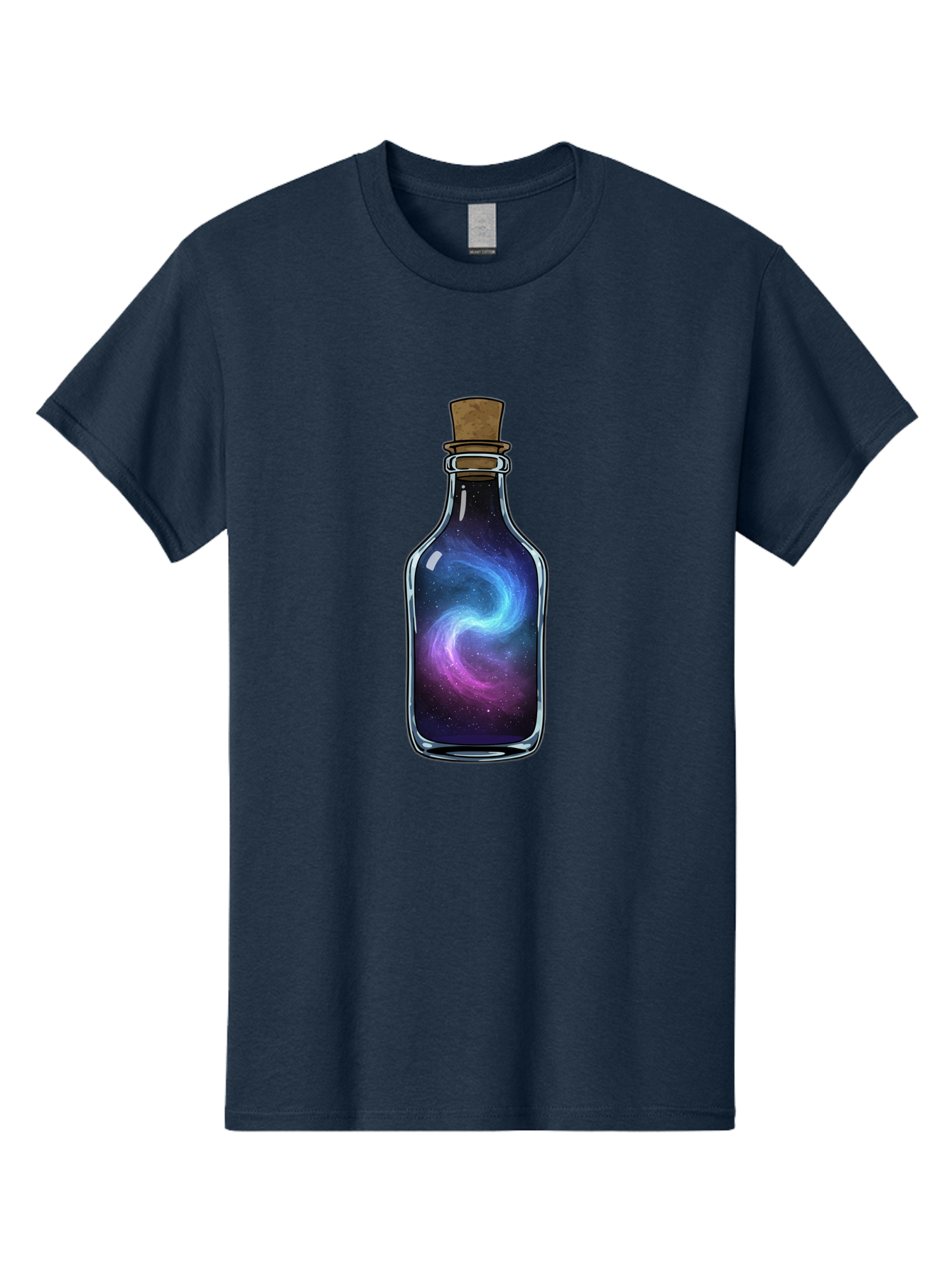 Galaxy-In-Bottle-22 Men'S Graphic Tee, 100% Cotton, Comfortable Casual Summer Wear, Machine Washable, Vintage Camera, Old Camera, Antique Camera, Black Camera, Classic Photography, Photography Equipment, Nostalgic Device, Film Camera, Baj034