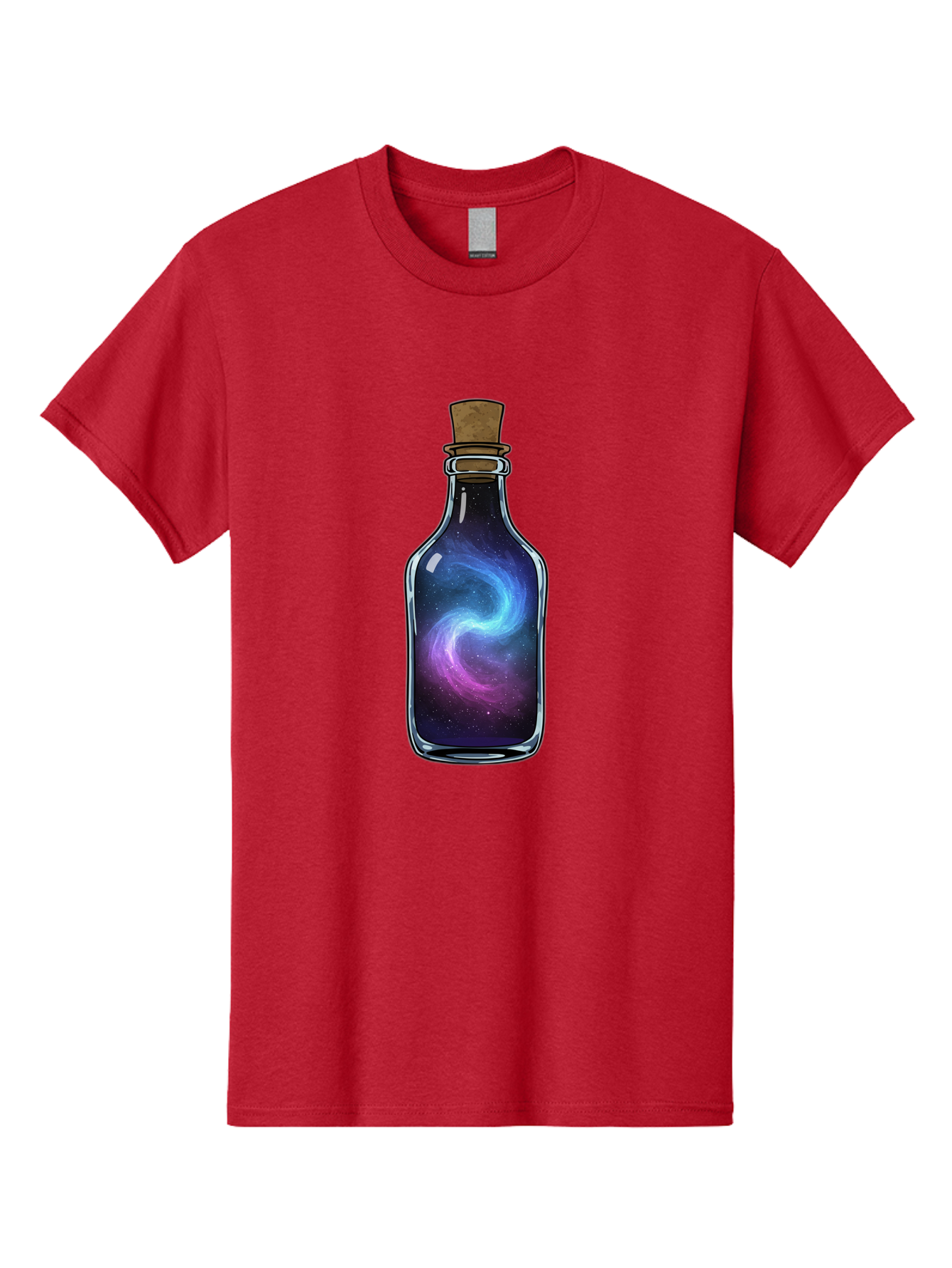 Galaxy-In-Bottle-22 Men'S Graphic Tee, 100% Cotton, Comfortable Casual Summer Wear, Machine Washable, Vintage Camera, Old Camera, Antique Camera, Black Camera, Classic Photography, Photography Equipment, Nostalgic Device, Film Camera, Baj034