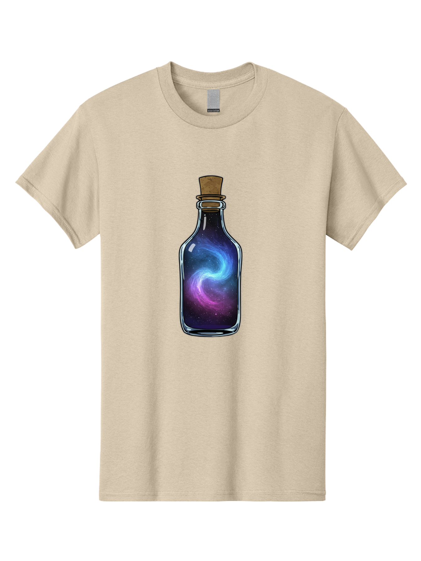 Galaxy-In-Bottle-22 Men'S Graphic Tee, 100% Cotton, Comfortable Casual Summer Wear, Machine Washable, Vintage Camera, Old Camera, Antique Camera, Black Camera, Classic Photography, Photography Equipment, Nostalgic Device, Film Camera, Baj034