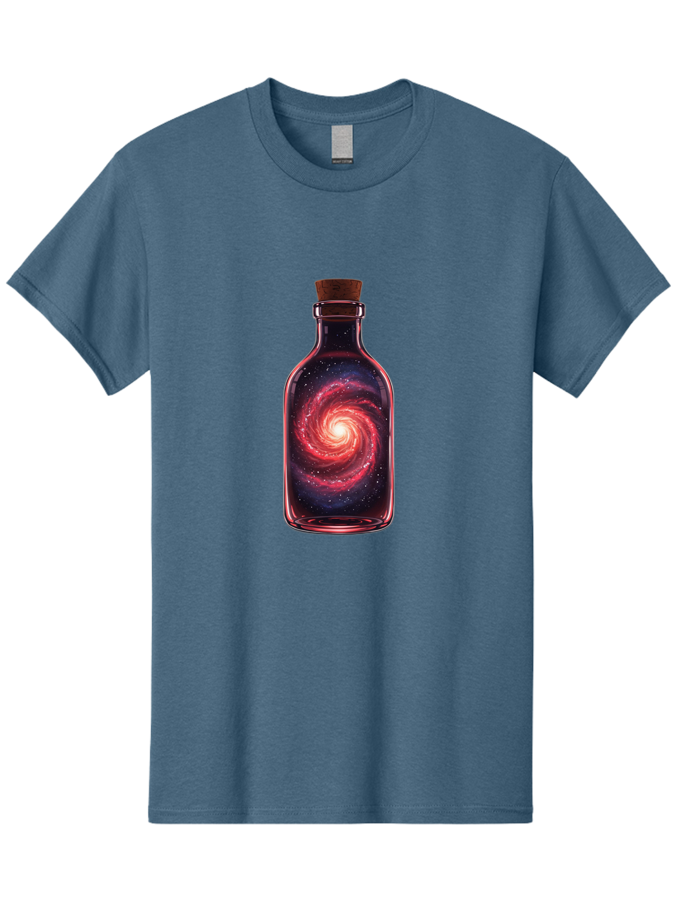 Galaxy-In-Bottle-23 Men'S Graphic Tee, 100% Cotton, Comfortable Casual Summer Wear, Machine Washable, Vintage Camera, Old Camera, Antique Camera, Black Camera, Classic Photography, Photography Equipment, Nostalgic Device, Film Camera, Baj035