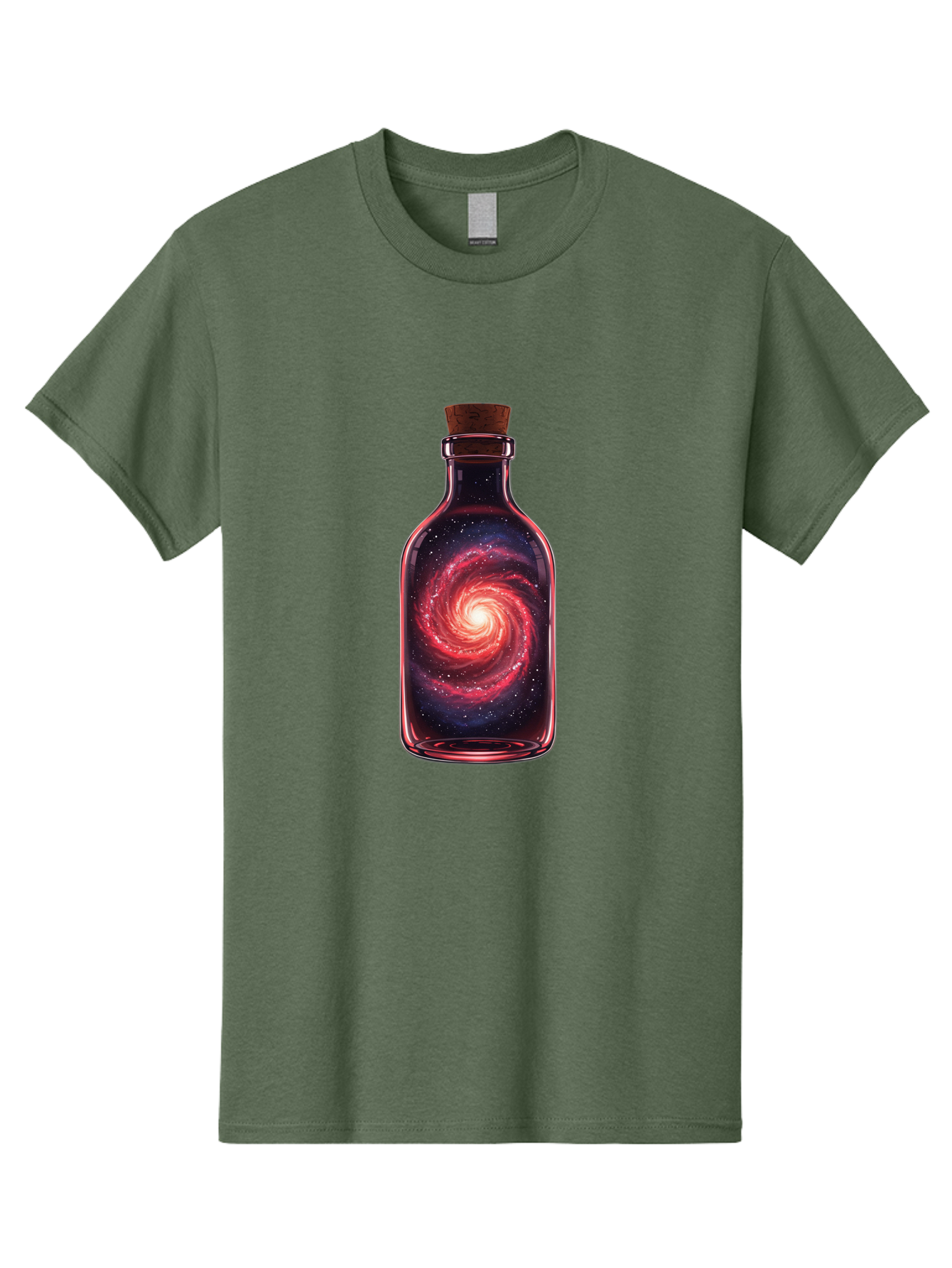 Galaxy-In-Bottle-23 Men'S Graphic Tee, 100% Cotton, Comfortable Casual Summer Wear, Machine Washable, Vintage Camera, Old Camera, Antique Camera, Black Camera, Classic Photography, Photography Equipment, Nostalgic Device, Film Camera, Baj035