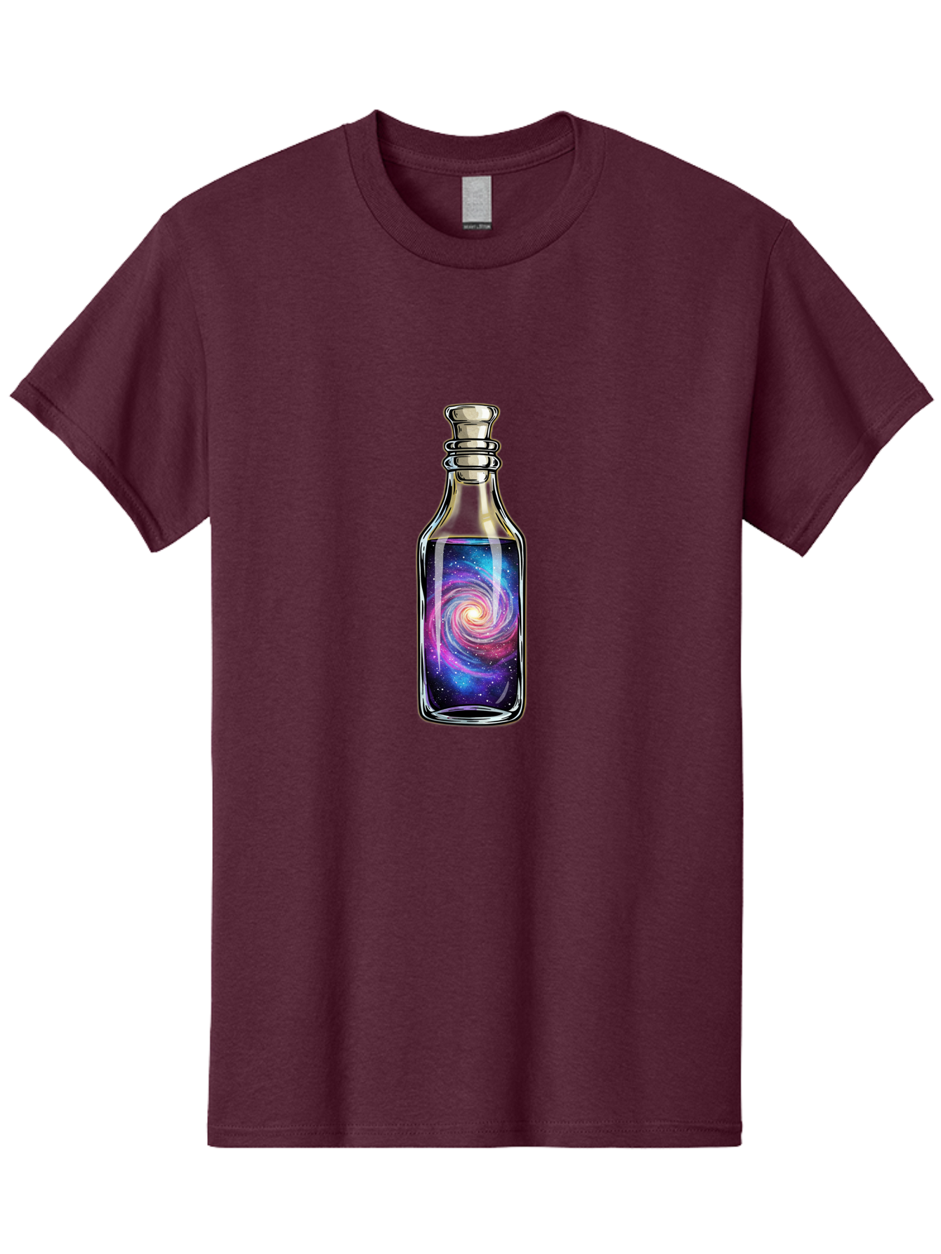Galaxy-In-Bottle-24 Men'S Graphic Tee, 100% Cotton, Comfortable Casual Summer Wear, Machine Washable, Vintage Camera, Old Camera, Antique Camera, Black Camera, Classic Photography, Photography Equipment, Nostalgic Device, Film Camera, Baj036