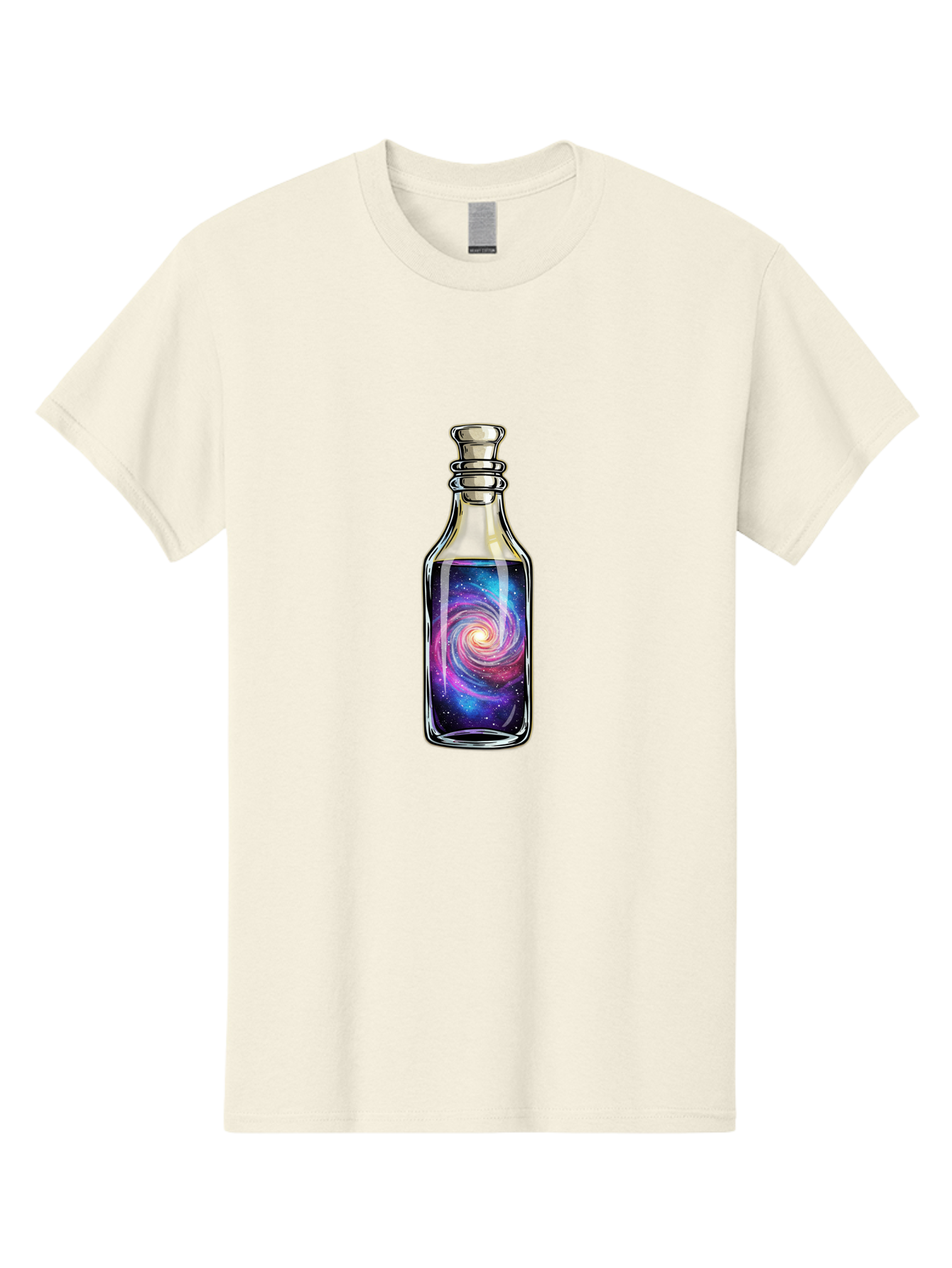 Galaxy-In-Bottle-24 Men'S Graphic Tee, 100% Cotton, Comfortable Casual Summer Wear, Machine Washable, Vintage Camera, Old Camera, Antique Camera, Black Camera, Classic Photography, Photography Equipment, Nostalgic Device, Film Camera, Baj036