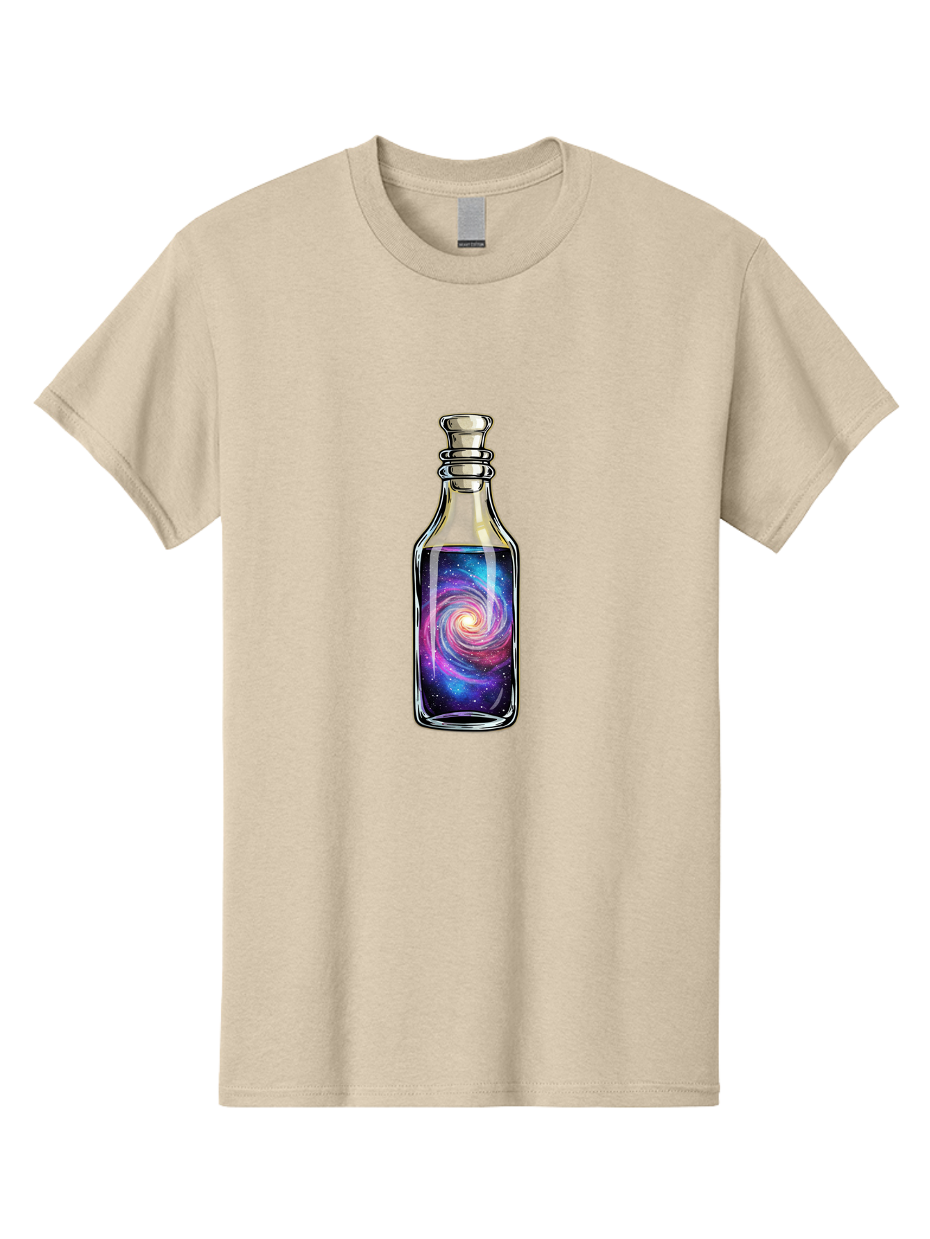 Galaxy-In-Bottle-24 Men'S Graphic Tee, 100% Cotton, Comfortable Casual Summer Wear, Machine Washable, Vintage Camera, Old Camera, Antique Camera, Black Camera, Classic Photography, Photography Equipment, Nostalgic Device, Film Camera, Baj036