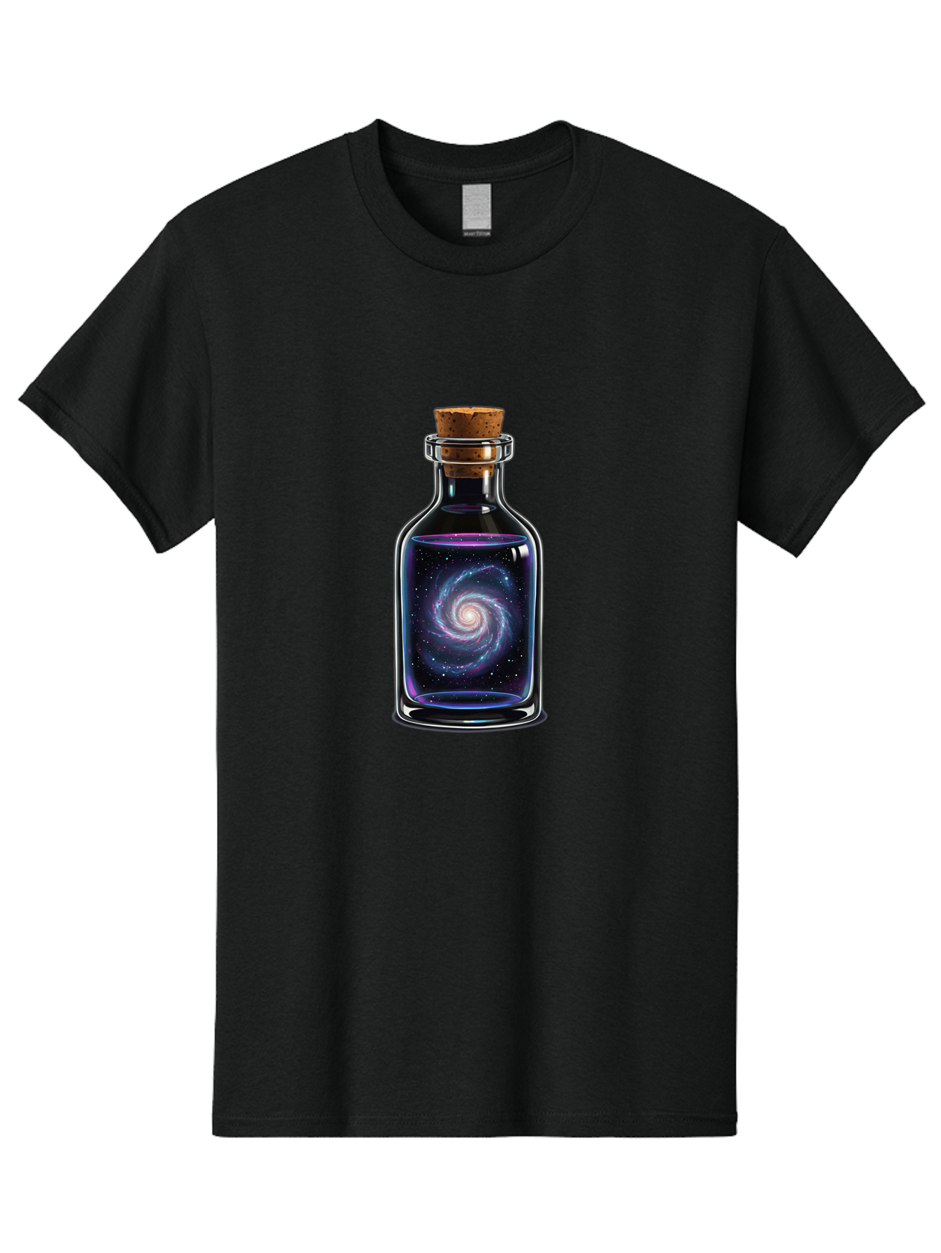 Galaxy-In-Bottle-25 Men'S Graphic Tee, 100% Cotton, Comfortable Casual Summer Wear, Machine Washable, Vintage Camera, Old Camera, Antique Camera, Black Camera, Classic Photography, Photography Equipment, Nostalgic Device, Film Camera, Baj037