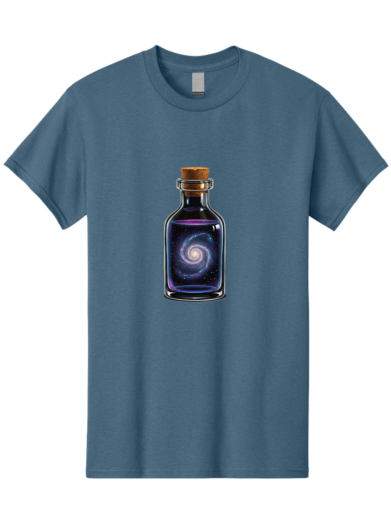 Galaxy-In-Bottle-25 Men'S Graphic Tee, 100% Cotton, Comfortable Casual Summer Wear, Machine Washable, Vintage Camera, Old Camera, Antique Camera, Black Camera, Classic Photography, Photography Equipment, Nostalgic Device, Film Camera, Baj037