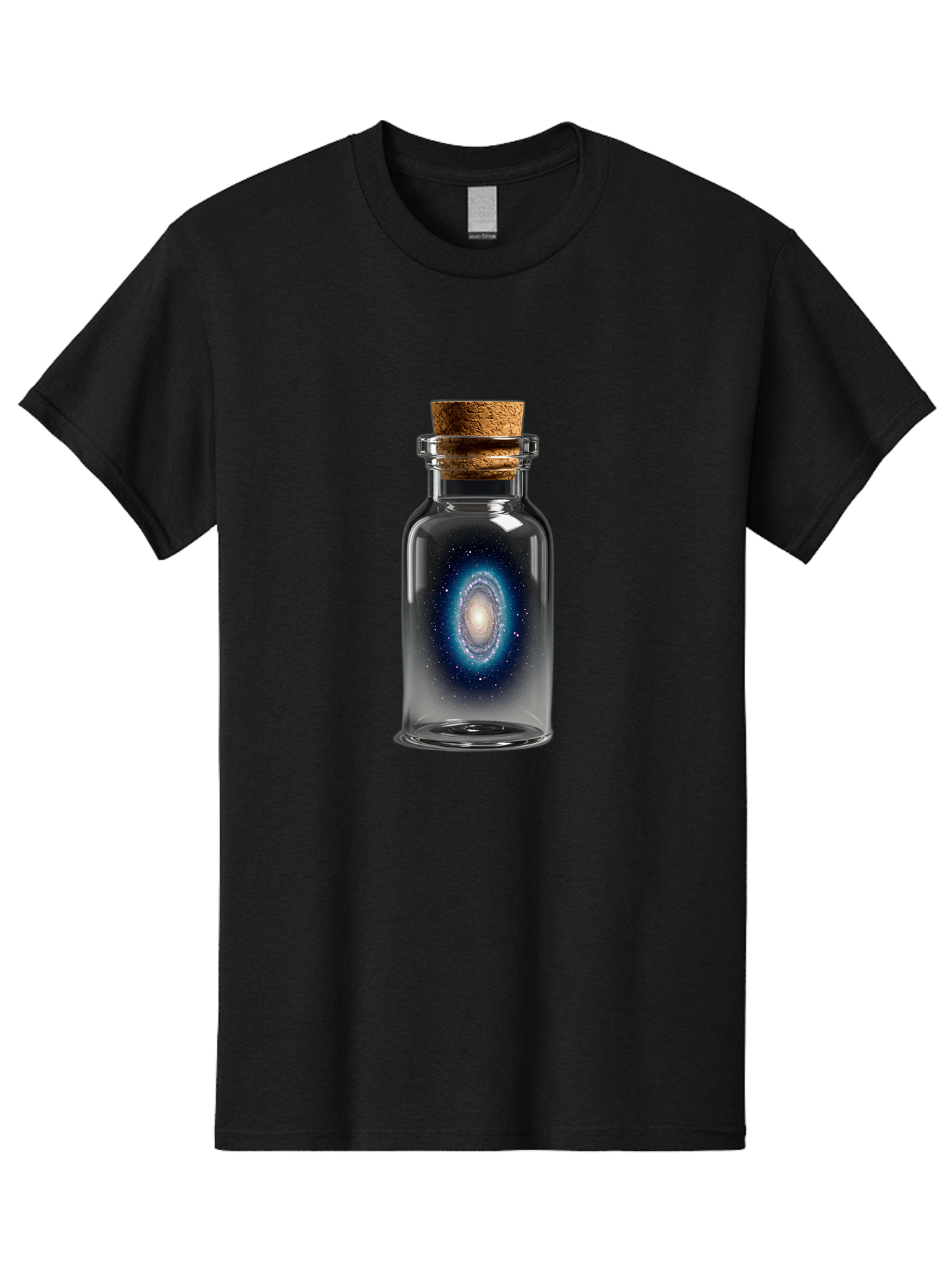 Galaxy-In-Bottle-26 Men'S Graphic Tee, 100% Cotton, Comfortable Casual Summer Wear, Machine Washable, Vintage Camera, Old Camera, Antique Camera, Black Camera, Classic Photography, Photography Equipment, Nostalgic Device, Film Camera, Baj038