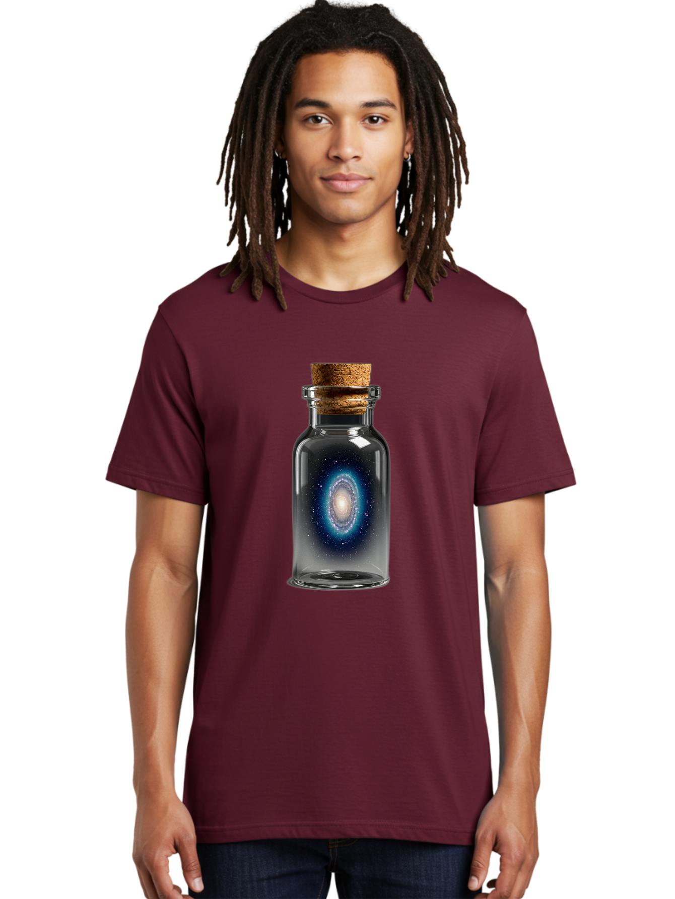 Galaxy-In-Bottle-26 Men'S Graphic Tee, 100% Cotton, Comfortable Casual Summer Wear, Machine Washable, Vintage Camera, Old Camera, Antique Camera, Black Camera, Classic Photography, Photography Equipment, Nostalgic Device, Film Camera, Baj038