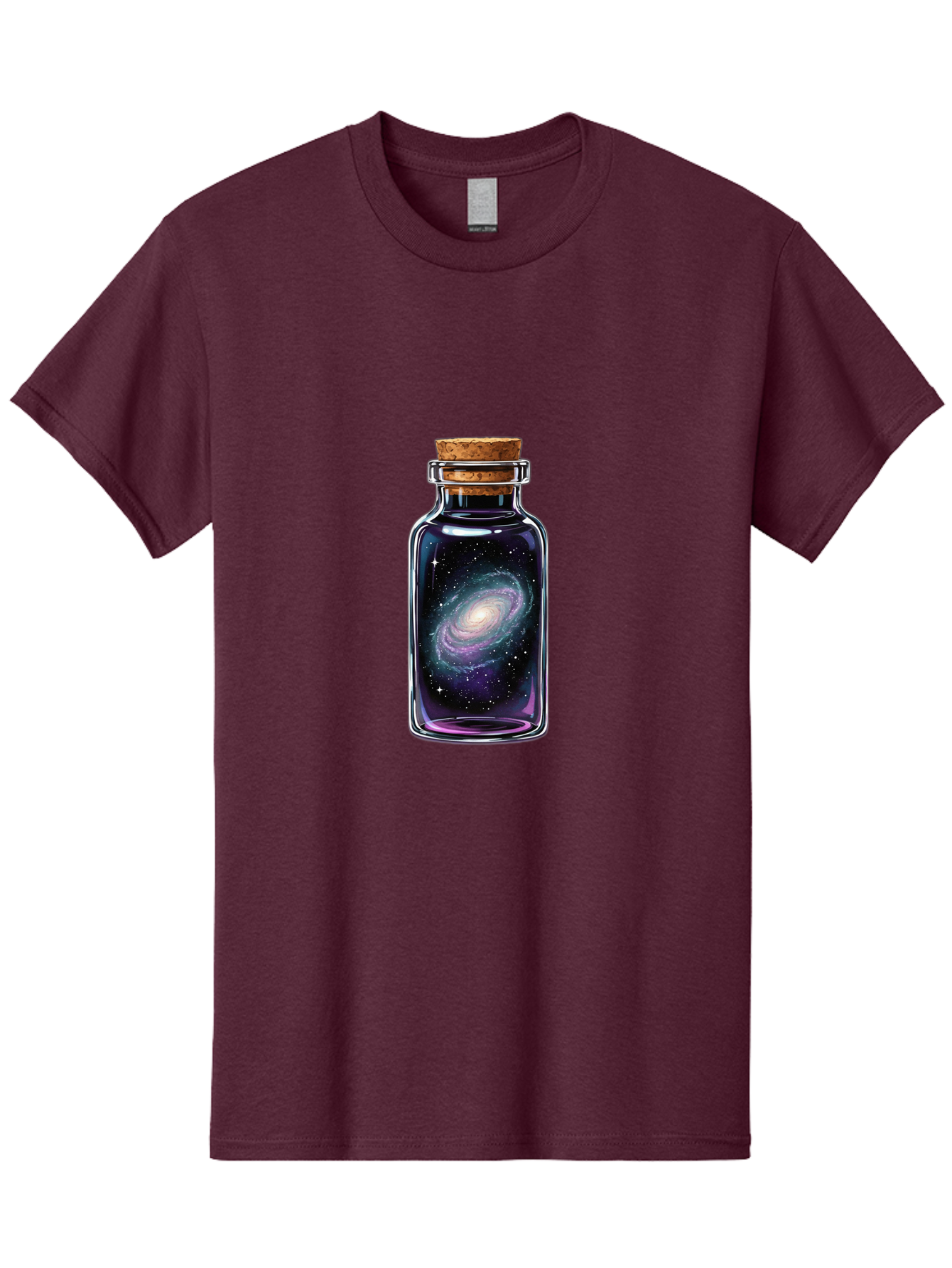 Galaxy-In-Bottle-27 Men'S Graphic Tee, 100% Cotton, Comfortable Casual Summer Wear, Machine Washable, Vintage Camera, Old Camera, Antique Camera, Black Camera, Classic Photography, Photography Equipment, Nostalgic Device, Film Camera, Baj039