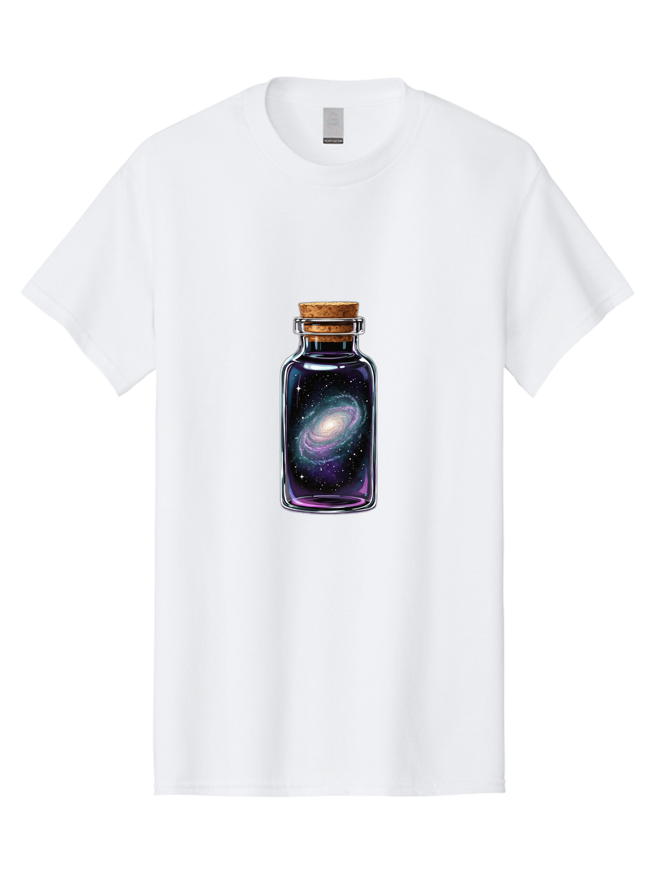 Galaxy-In-Bottle-27 Men'S Graphic Tee, 100% Cotton, Comfortable Casual Summer Wear, Machine Washable, Vintage Camera, Old Camera, Antique Camera, Black Camera, Classic Photography, Photography Equipment, Nostalgic Device, Film Camera, Baj039