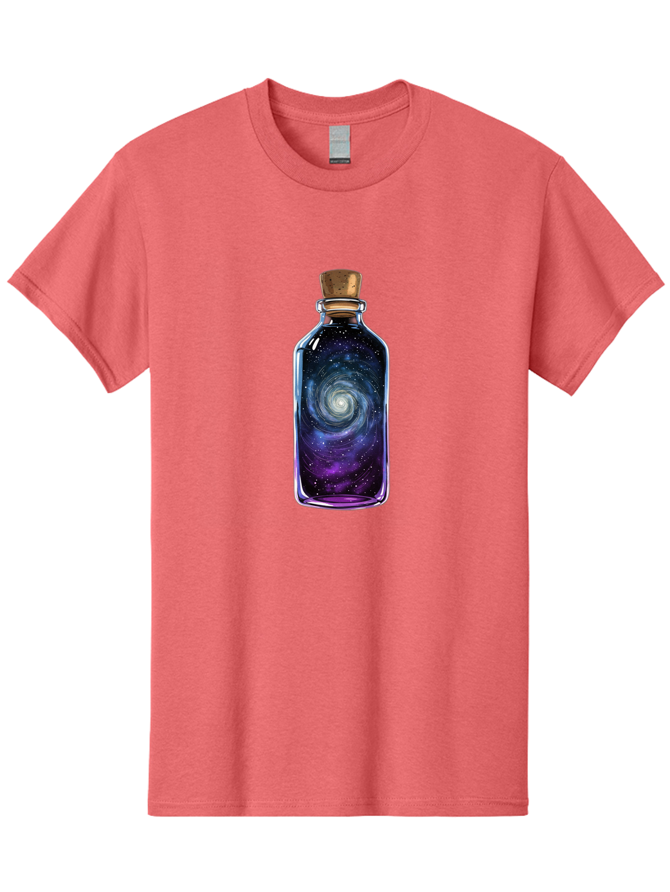 Galaxy-In-Bottle-3 Men'S Graphic Tee, 100% Cotton, Comfortable Casual Summer Wear, Machine Washable, Vintage Camera, Old Camera, Antique Camera, Black Camera, Classic Photography, Photography Equipment, Nostalgic Device, Film Camera, Baj041