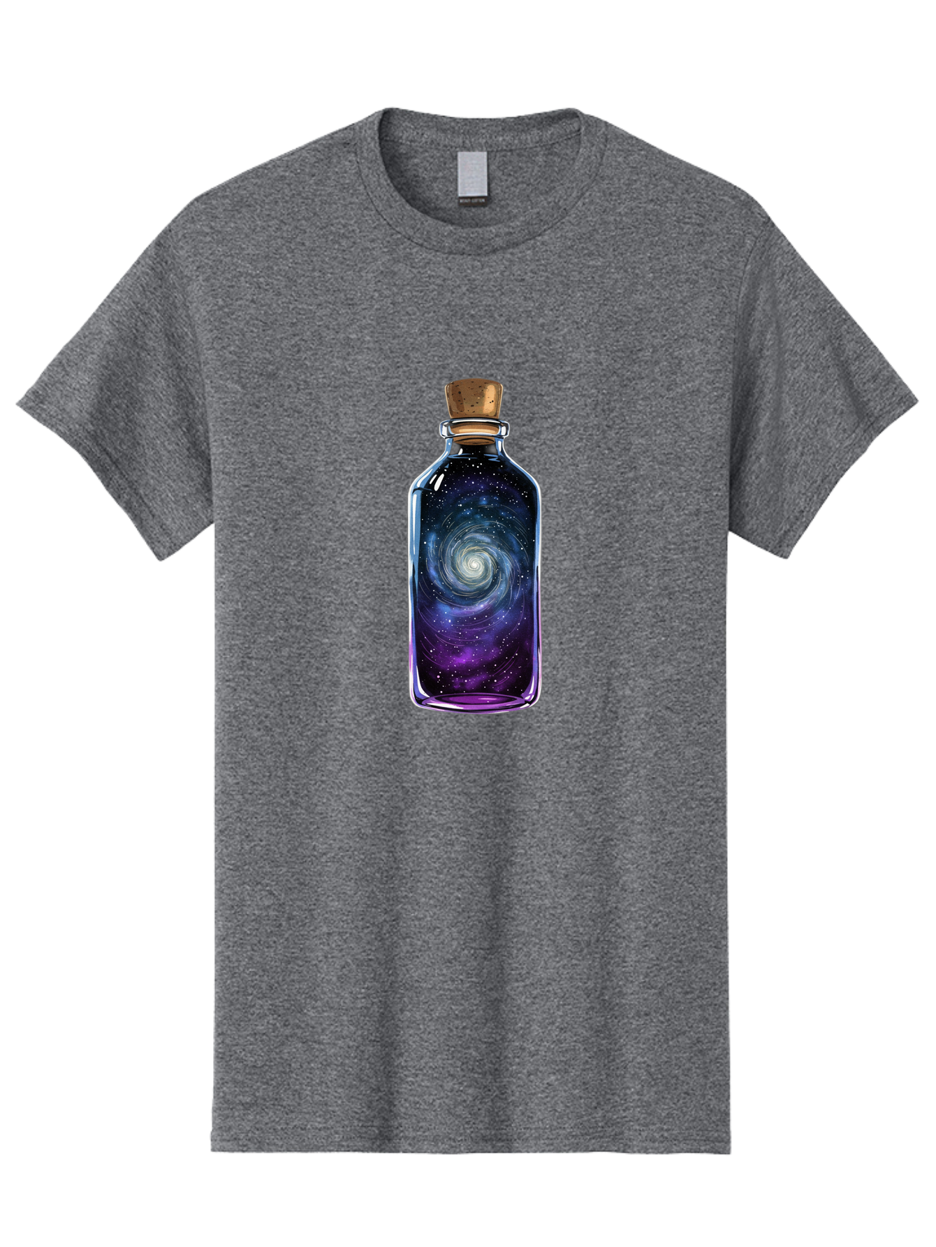Galaxy-In-Bottle-3 Men'S Graphic Tee, 100% Cotton, Comfortable Casual Summer Wear, Machine Washable, Vintage Camera, Old Camera, Antique Camera, Black Camera, Classic Photography, Photography Equipment, Nostalgic Device, Film Camera, Baj041