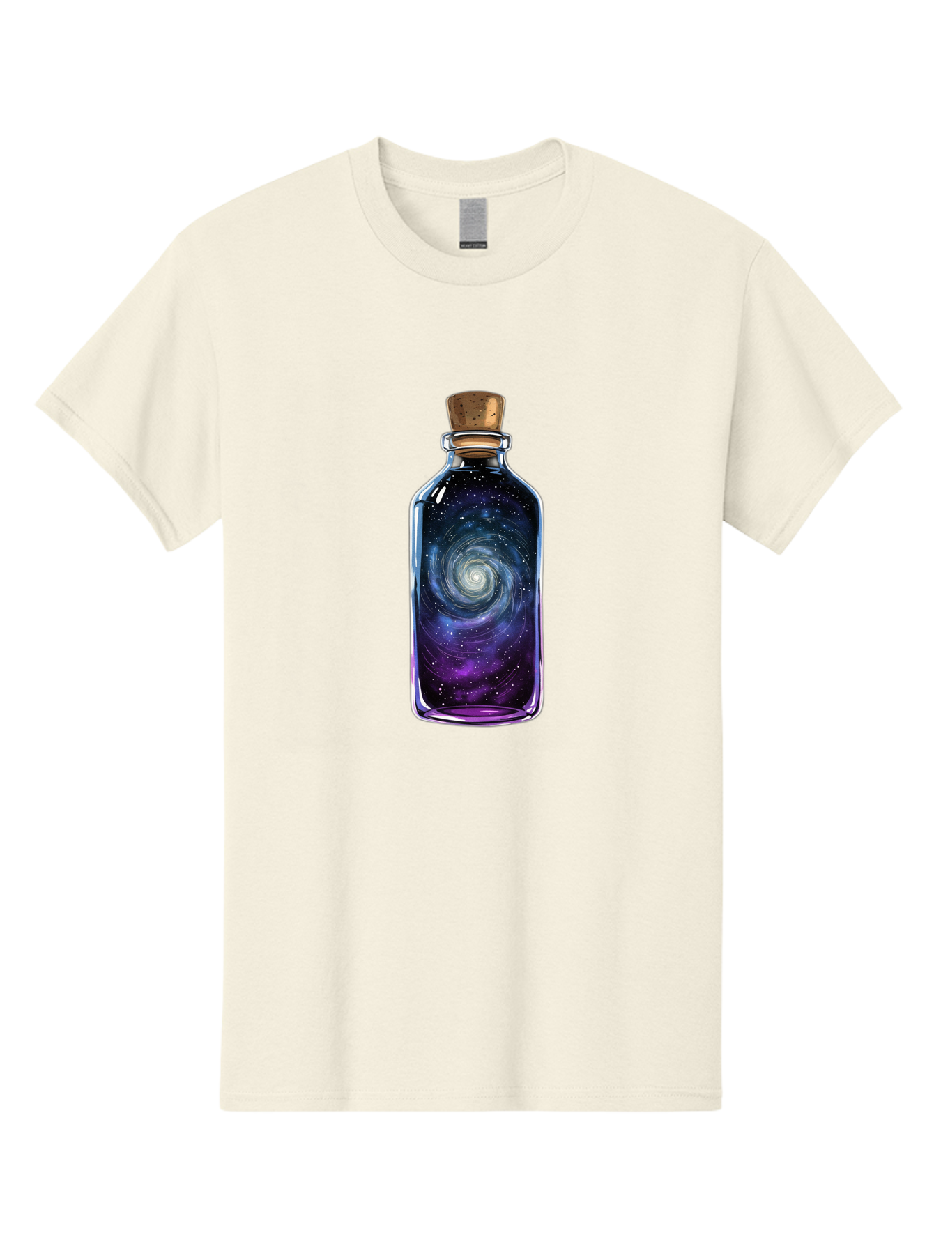 Galaxy-In-Bottle-3 Men'S Graphic Tee, 100% Cotton, Comfortable Casual Summer Wear, Machine Washable, Vintage Camera, Old Camera, Antique Camera, Black Camera, Classic Photography, Photography Equipment, Nostalgic Device, Film Camera, Baj041