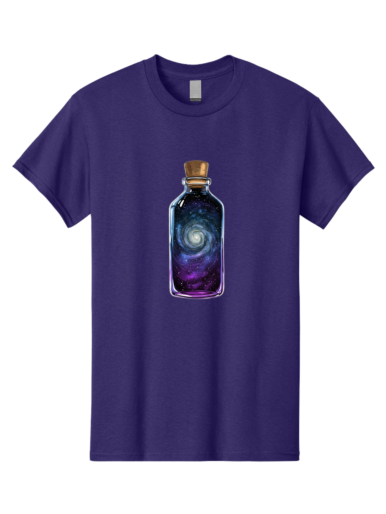 Galaxy-In-Bottle-3 Men'S Graphic Tee, 100% Cotton, Comfortable Casual Summer Wear, Machine Washable, Vintage Camera, Old Camera, Antique Camera, Black Camera, Classic Photography, Photography Equipment, Nostalgic Device, Film Camera, Baj041