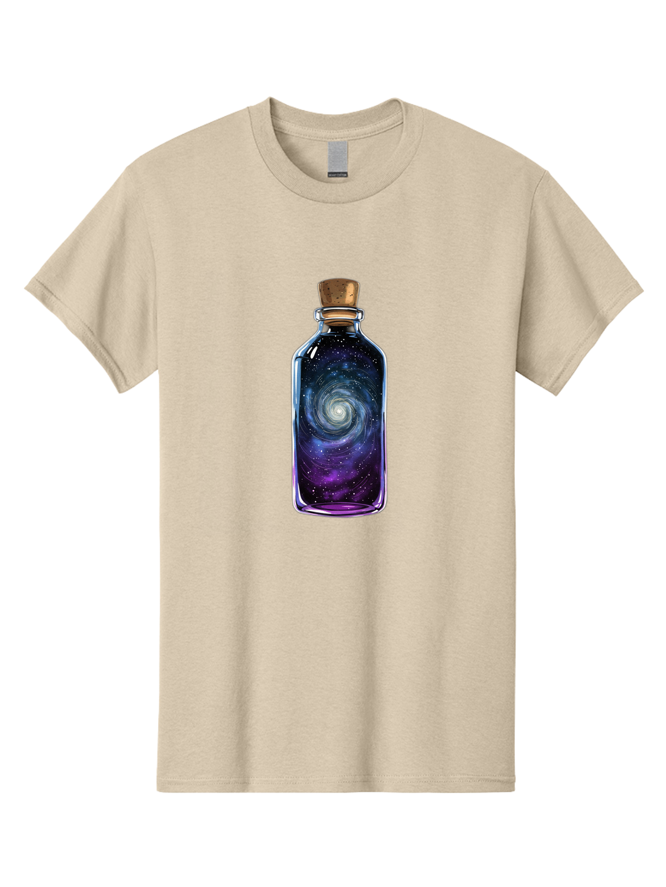 Galaxy-In-Bottle-3 Men'S Graphic Tee, 100% Cotton, Comfortable Casual Summer Wear, Machine Washable, Vintage Camera, Old Camera, Antique Camera, Black Camera, Classic Photography, Photography Equipment, Nostalgic Device, Film Camera, Baj041