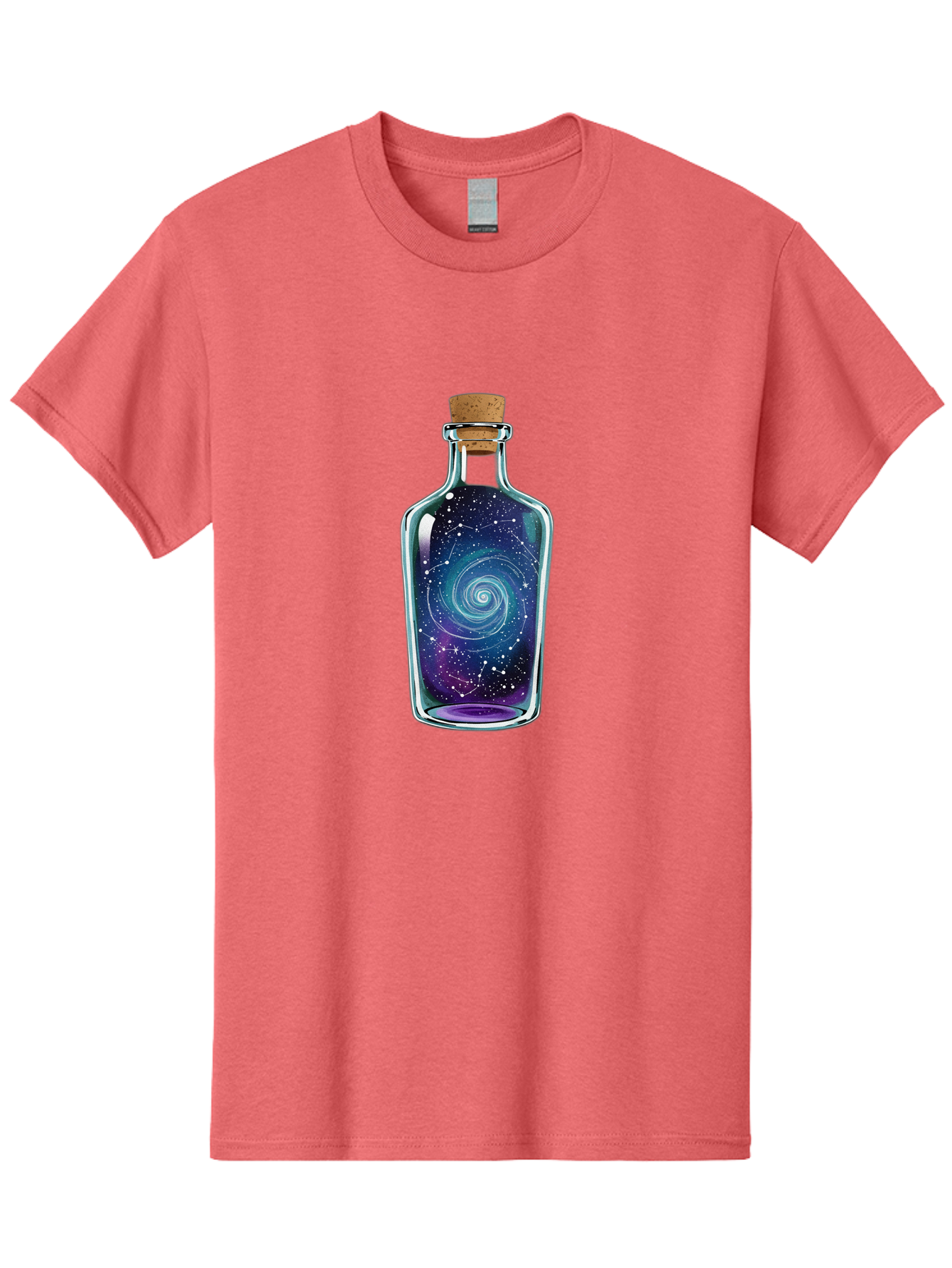 Galaxy-In-Bottle-5 Men'S Graphic Tee, 100% Cotton, Comfortable Casual Summer Wear, Machine Washable, Vintage Camera, Old Camera, Antique Camera, Black Camera, Classic Photography, Photography Equipment, Nostalgic Device, Film Camera, Baj043