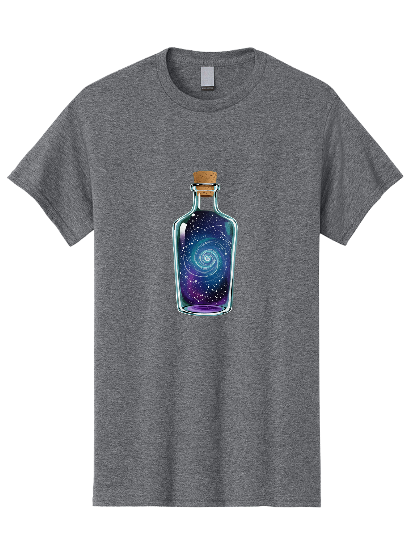 Galaxy-In-Bottle-5 Men'S Graphic Tee, 100% Cotton, Comfortable Casual Summer Wear, Machine Washable, Vintage Camera, Old Camera, Antique Camera, Black Camera, Classic Photography, Photography Equipment, Nostalgic Device, Film Camera, Baj043