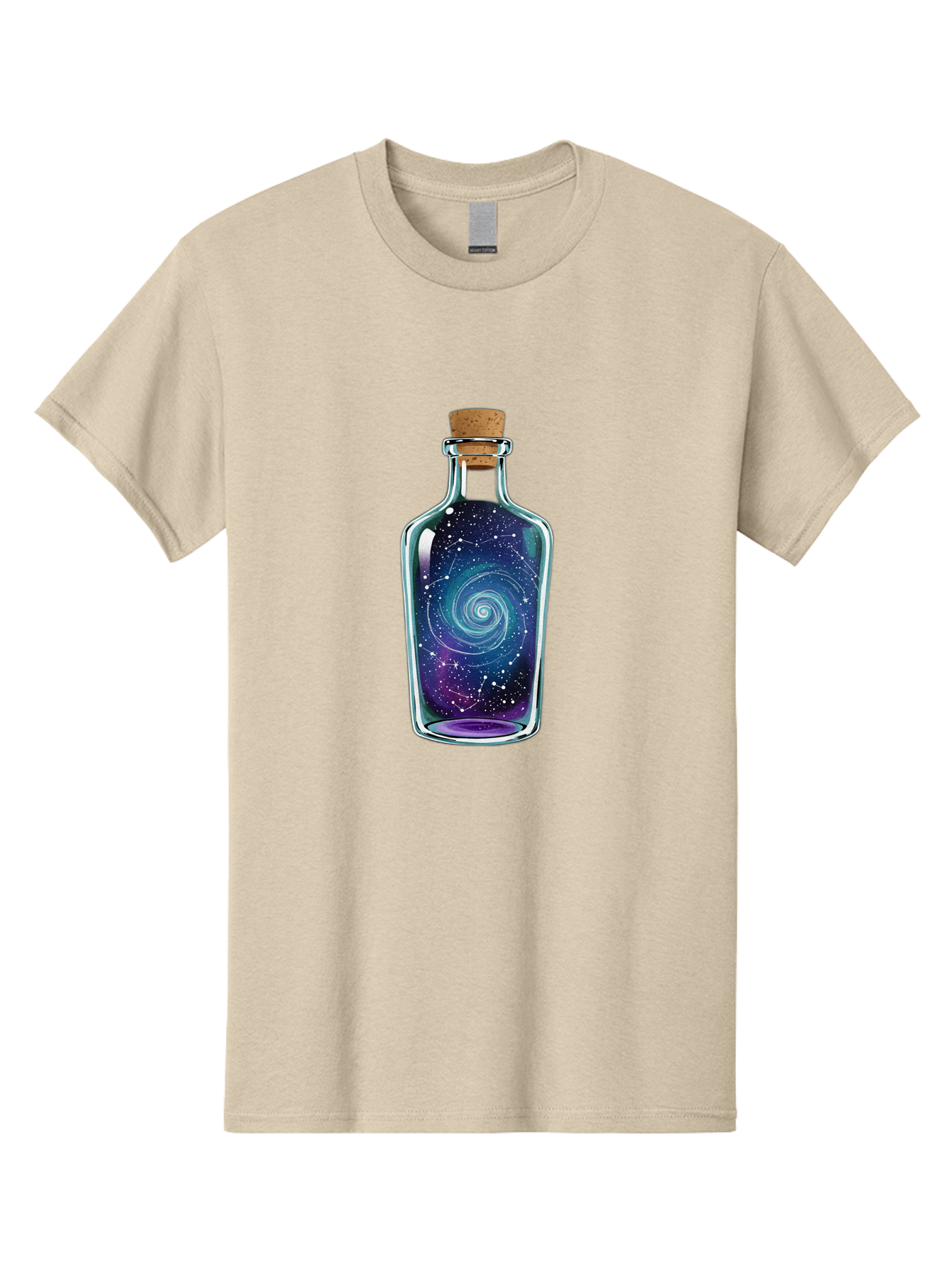 Galaxy-In-Bottle-5 Men'S Graphic Tee, 100% Cotton, Comfortable Casual Summer Wear, Machine Washable, Vintage Camera, Old Camera, Antique Camera, Black Camera, Classic Photography, Photography Equipment, Nostalgic Device, Film Camera, Baj043