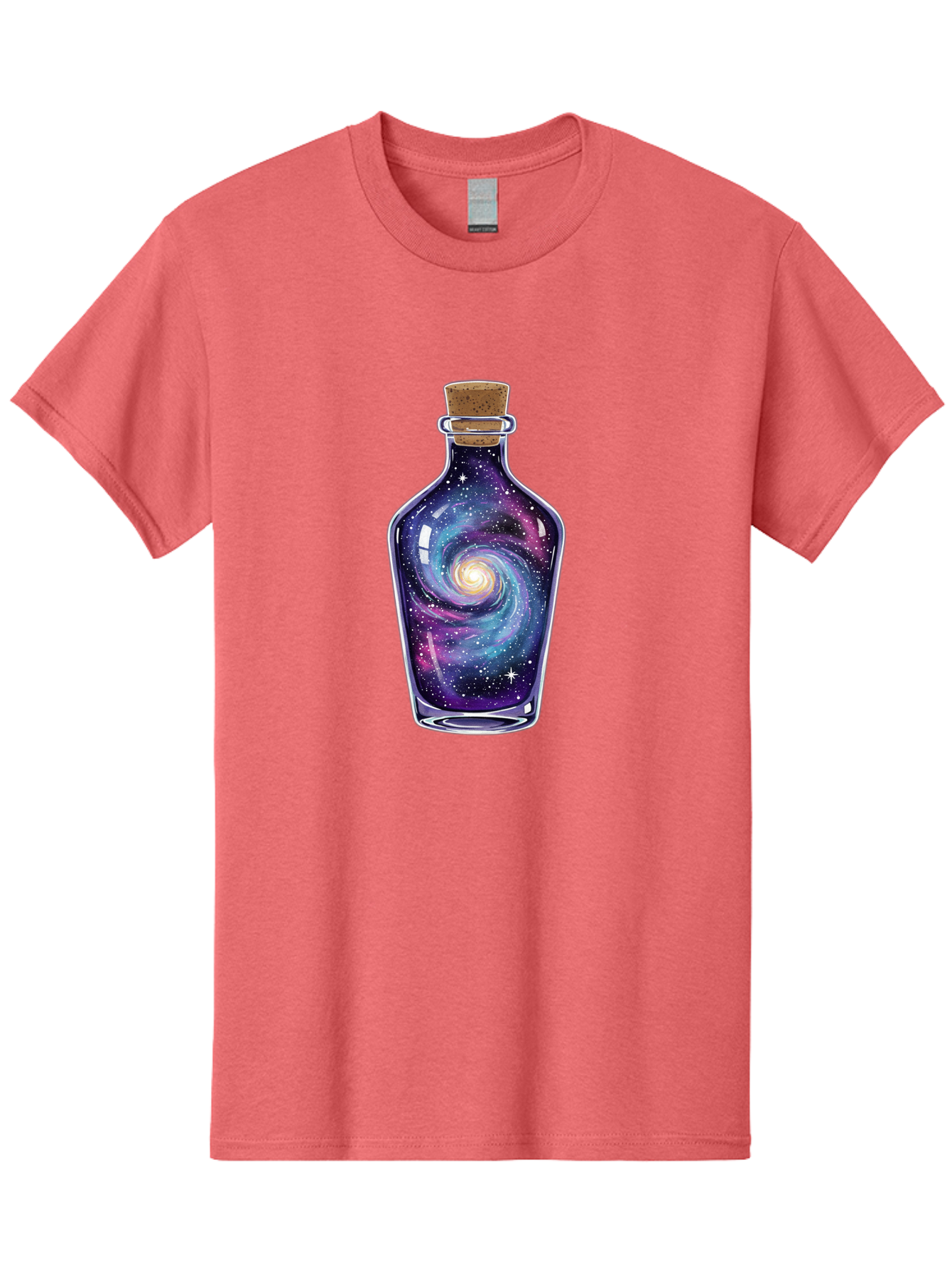 Galaxy-In-Bottle-6 Men'S Graphic Tee, 100% Cotton, Comfortable Casual Summer Wear, Machine Washable, Vintage Camera, Old Camera, Antique Camera, Black Camera, Classic Photography, Photography Equipment, Nostalgic Device, Film Camera, Baj044