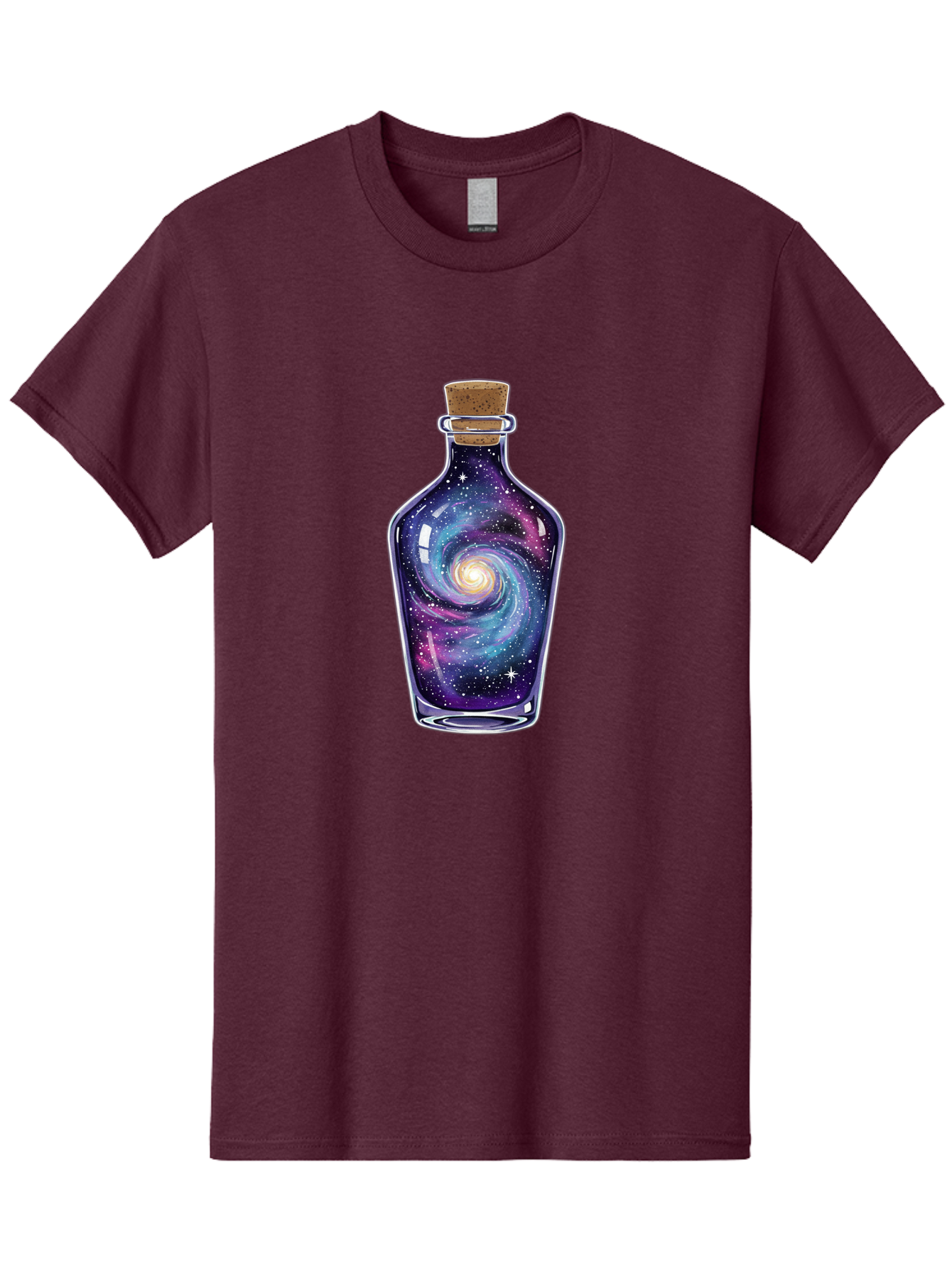 Galaxy-In-Bottle-6 Men'S Graphic Tee, 100% Cotton, Comfortable Casual Summer Wear, Machine Washable, Vintage Camera, Old Camera, Antique Camera, Black Camera, Classic Photography, Photography Equipment, Nostalgic Device, Film Camera, Baj044