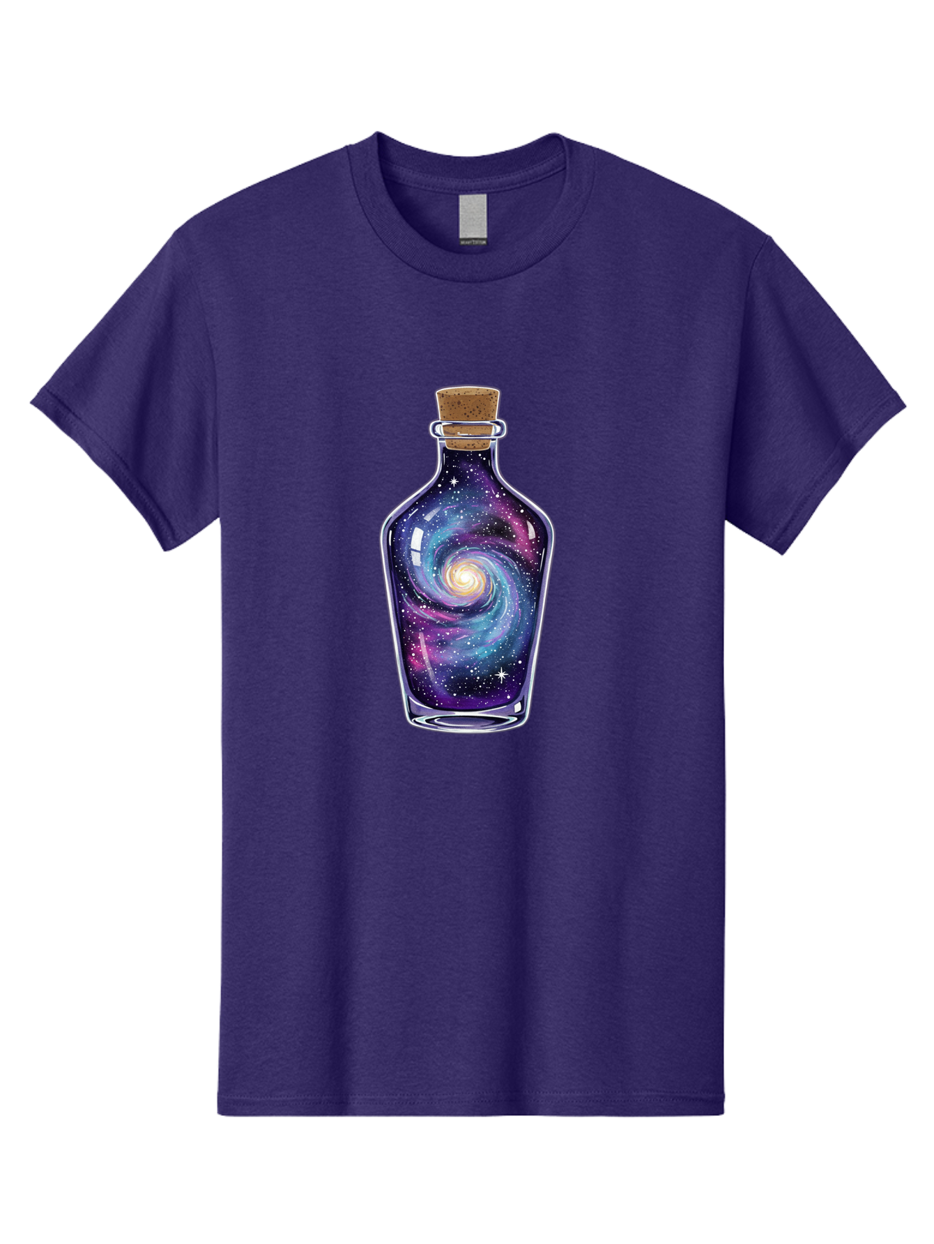 Galaxy-In-Bottle-6 Men'S Graphic Tee, 100% Cotton, Comfortable Casual Summer Wear, Machine Washable, Vintage Camera, Old Camera, Antique Camera, Black Camera, Classic Photography, Photography Equipment, Nostalgic Device, Film Camera, Baj044