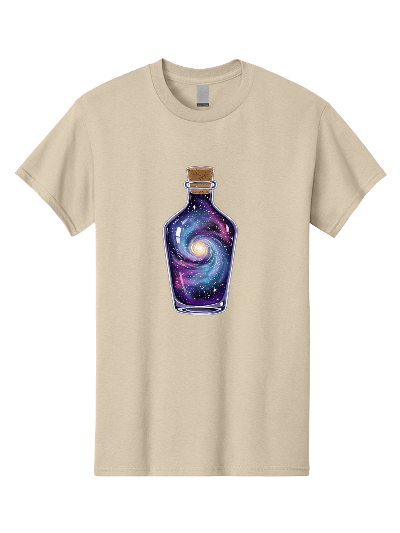 Galaxy-In-Bottle-6 Men'S Graphic Tee, 100% Cotton, Comfortable Casual Summer Wear, Machine Washable, Vintage Camera, Old Camera, Antique Camera, Black Camera, Classic Photography, Photography Equipment, Nostalgic Device, Film Camera, Baj044