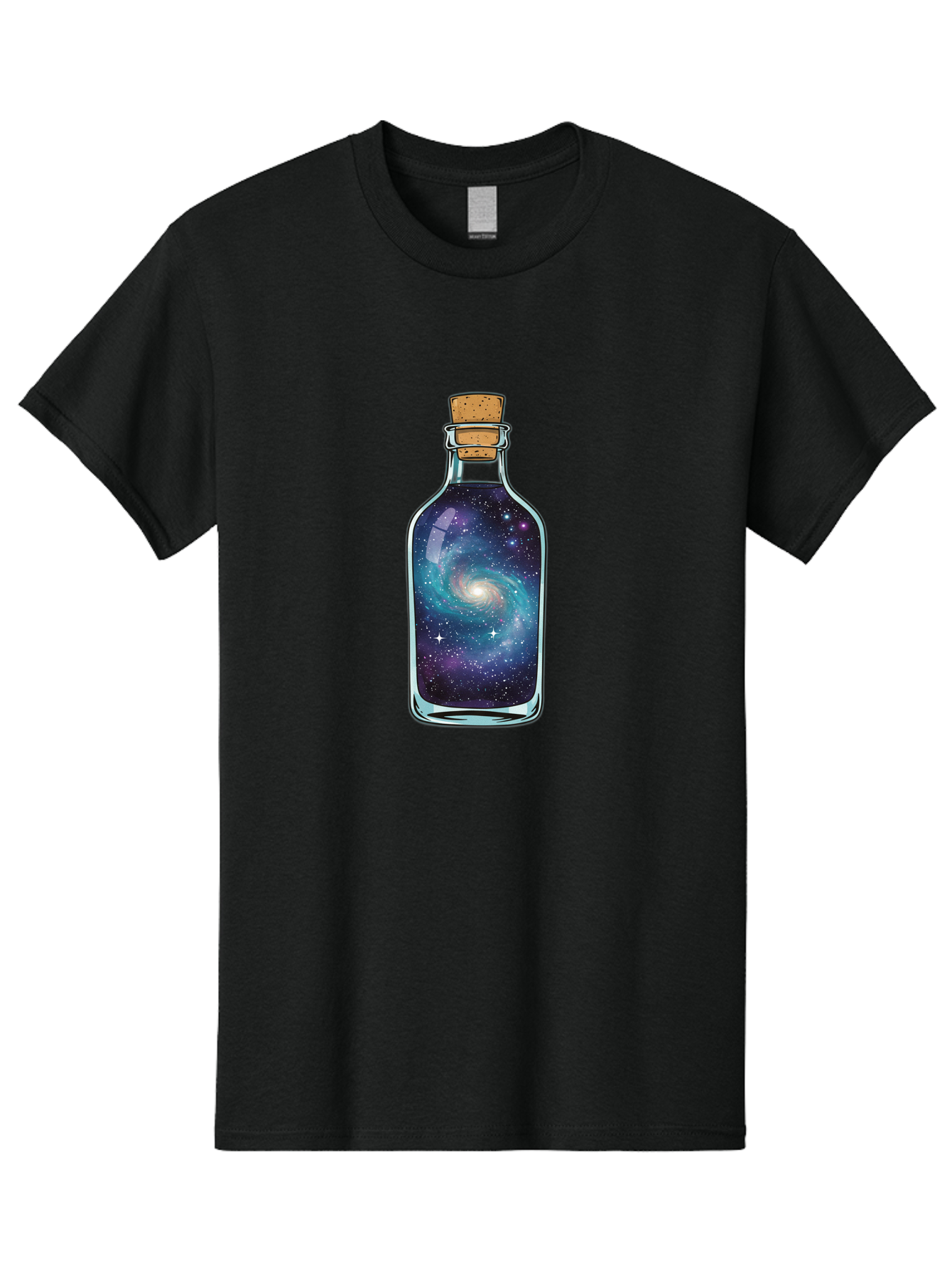 Galaxy-In-Bottle-7 Men'S Graphic Tee, 100% Cotton, Comfortable Casual Summer Wear, Machine Washable, Vintage Camera, Old Camera, Antique Camera, Black Camera, Classic Photography, Photography Equipment, Nostalgic Device, Film Camera, Baj045