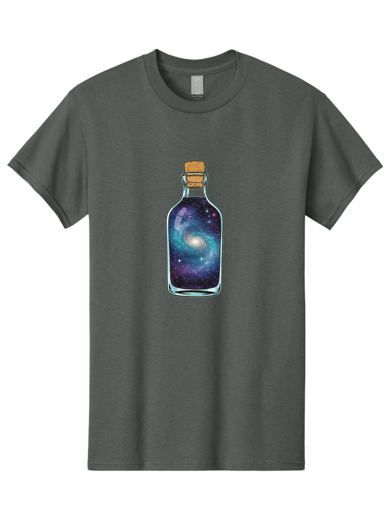 Galaxy-In-Bottle-7 Men'S Graphic Tee, 100% Cotton, Comfortable Casual Summer Wear, Machine Washable, Vintage Camera, Old Camera, Antique Camera, Black Camera, Classic Photography, Photography Equipment, Nostalgic Device, Film Camera, Baj045