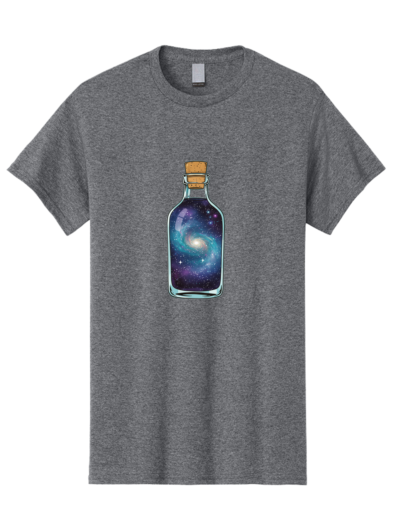 Galaxy-In-Bottle-7 Men'S Graphic Tee, 100% Cotton, Comfortable Casual Summer Wear, Machine Washable, Vintage Camera, Old Camera, Antique Camera, Black Camera, Classic Photography, Photography Equipment, Nostalgic Device, Film Camera, Baj045
