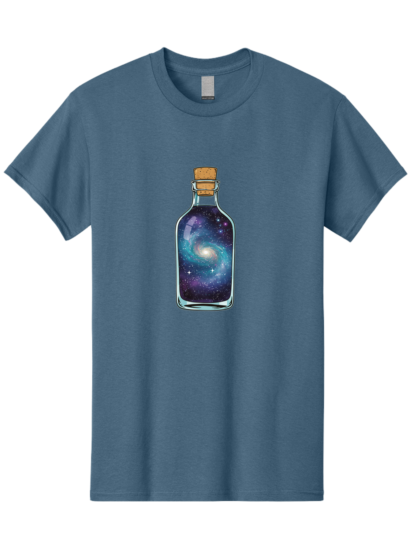 Galaxy-In-Bottle-7 Men'S Graphic Tee, 100% Cotton, Comfortable Casual Summer Wear, Machine Washable, Vintage Camera, Old Camera, Antique Camera, Black Camera, Classic Photography, Photography Equipment, Nostalgic Device, Film Camera, Baj045