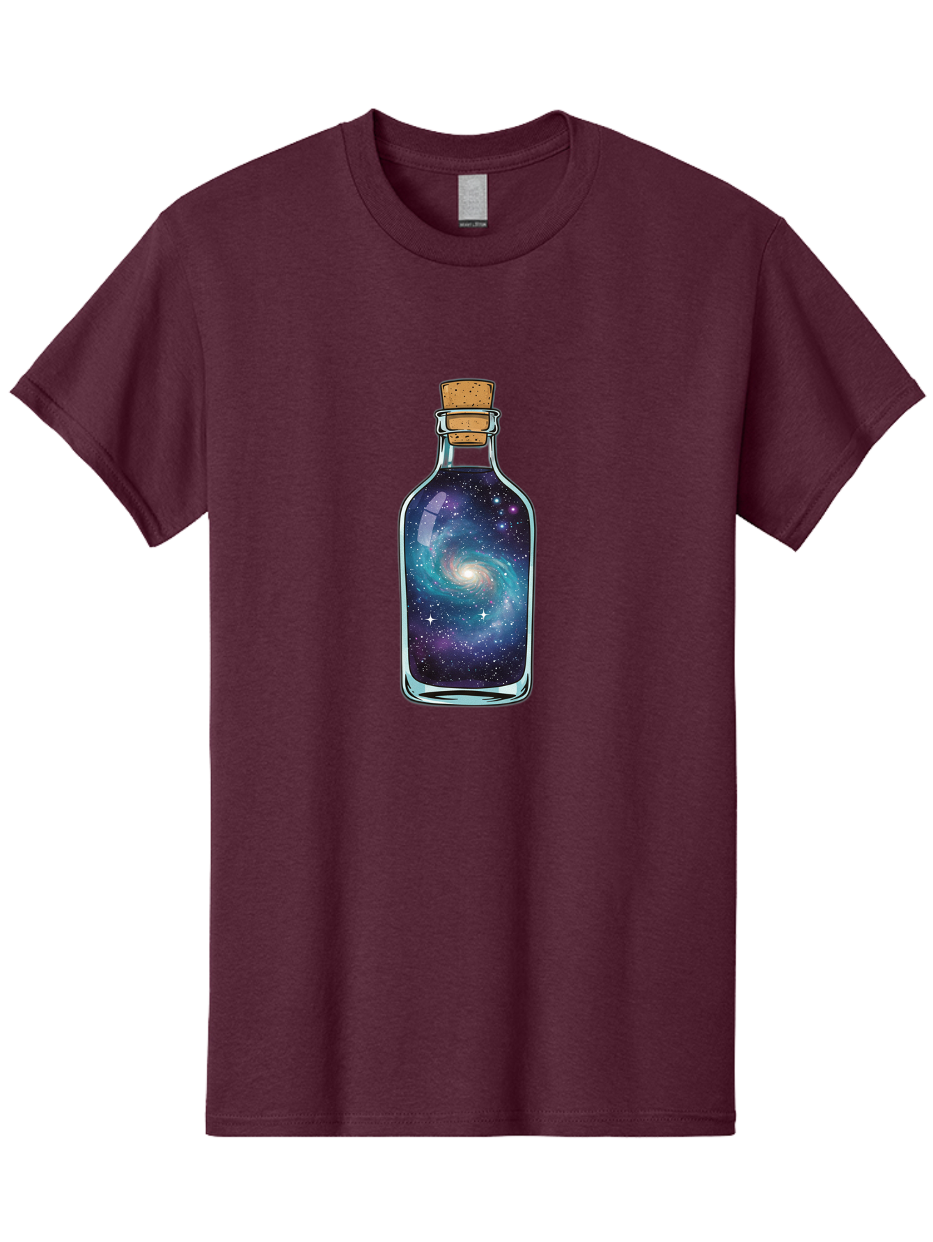 Galaxy-In-Bottle-7 Men'S Graphic Tee, 100% Cotton, Comfortable Casual Summer Wear, Machine Washable, Vintage Camera, Old Camera, Antique Camera, Black Camera, Classic Photography, Photography Equipment, Nostalgic Device, Film Camera, Baj045
