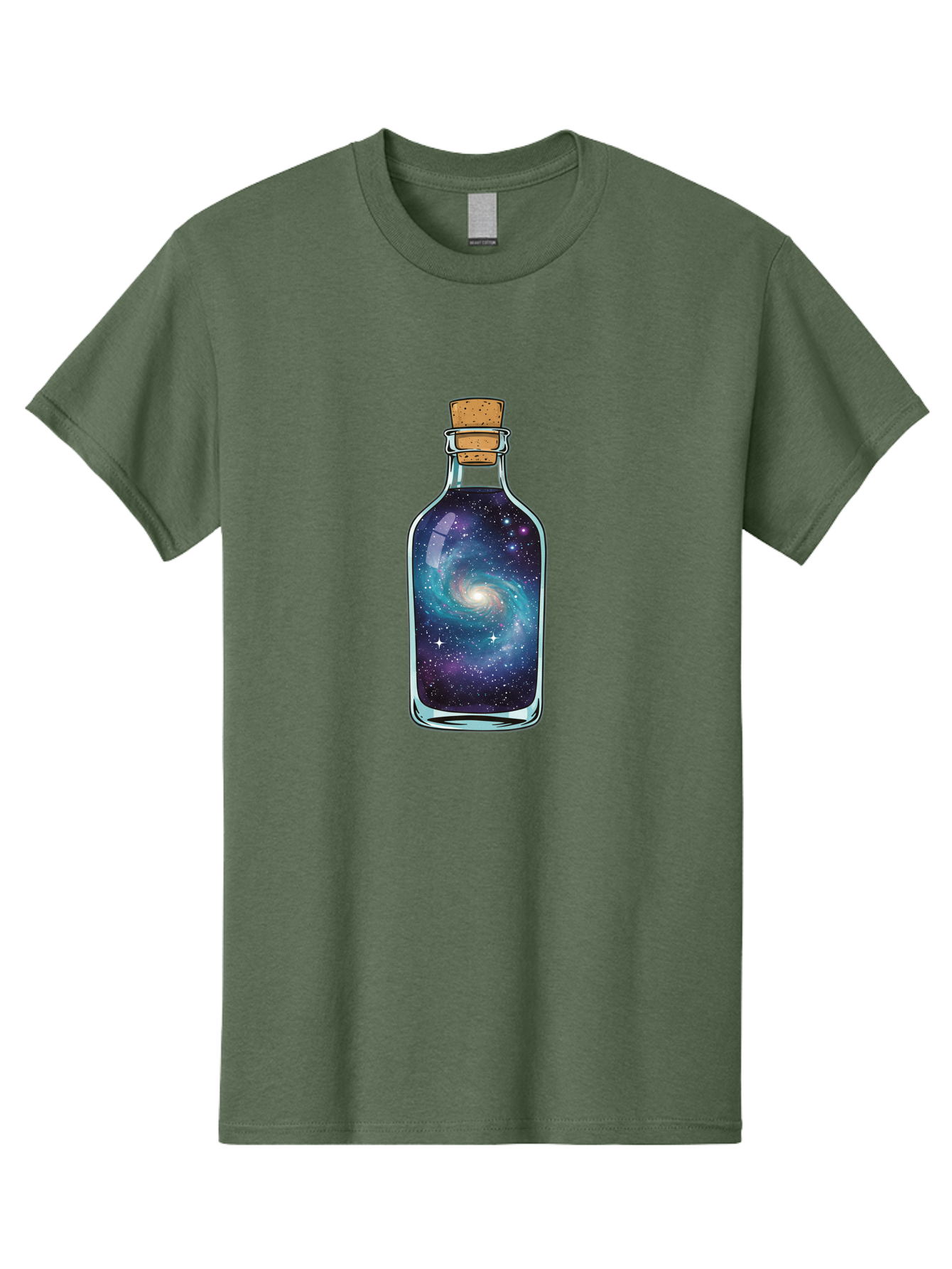 Galaxy-In-Bottle-7 Men'S Graphic Tee, 100% Cotton, Comfortable Casual Summer Wear, Machine Washable, Vintage Camera, Old Camera, Antique Camera, Black Camera, Classic Photography, Photography Equipment, Nostalgic Device, Film Camera, Baj045