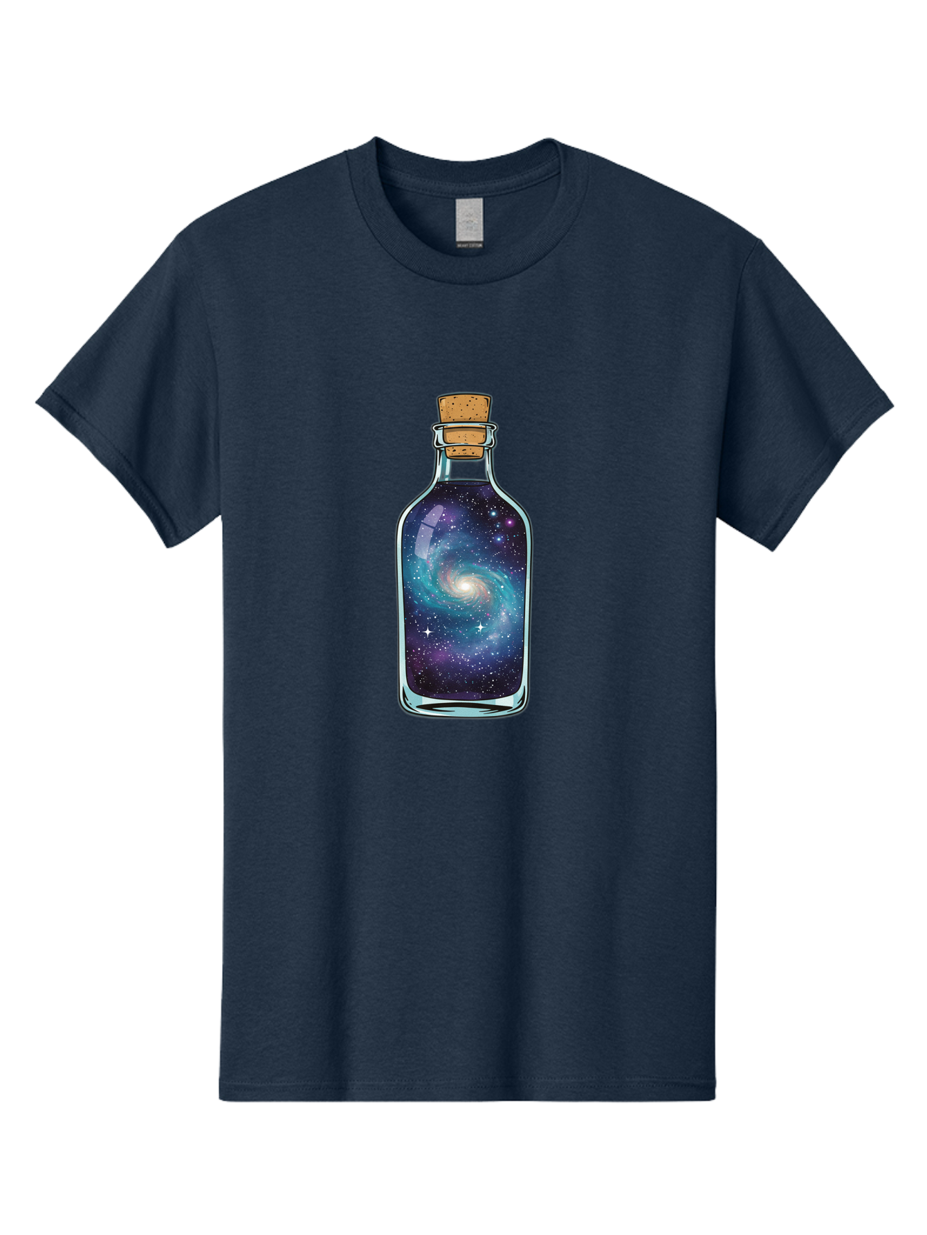 Galaxy-In-Bottle-7 Men'S Graphic Tee, 100% Cotton, Comfortable Casual Summer Wear, Machine Washable, Vintage Camera, Old Camera, Antique Camera, Black Camera, Classic Photography, Photography Equipment, Nostalgic Device, Film Camera, Baj045