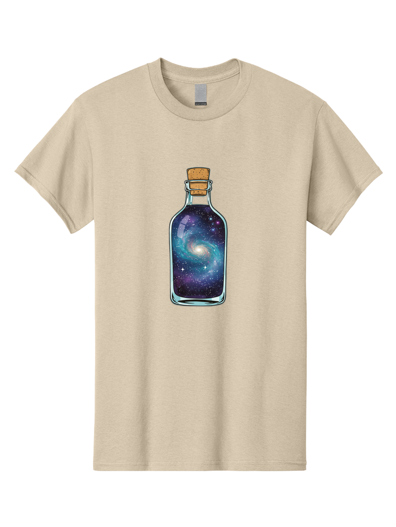 Galaxy-In-Bottle-7 Men'S Graphic Tee, 100% Cotton, Comfortable Casual Summer Wear, Machine Washable, Vintage Camera, Old Camera, Antique Camera, Black Camera, Classic Photography, Photography Equipment, Nostalgic Device, Film Camera, Baj045