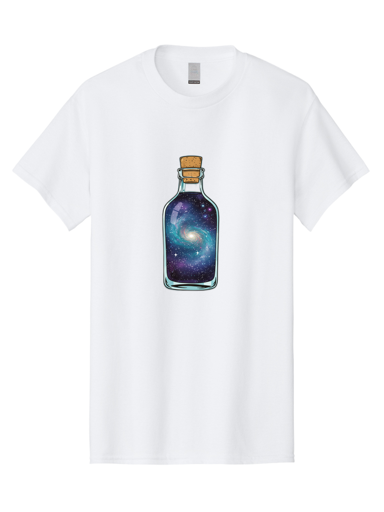 Galaxy-In-Bottle-7 Men'S Graphic Tee, 100% Cotton, Comfortable Casual Summer Wear, Machine Washable, Vintage Camera, Old Camera, Antique Camera, Black Camera, Classic Photography, Photography Equipment, Nostalgic Device, Film Camera, Baj045