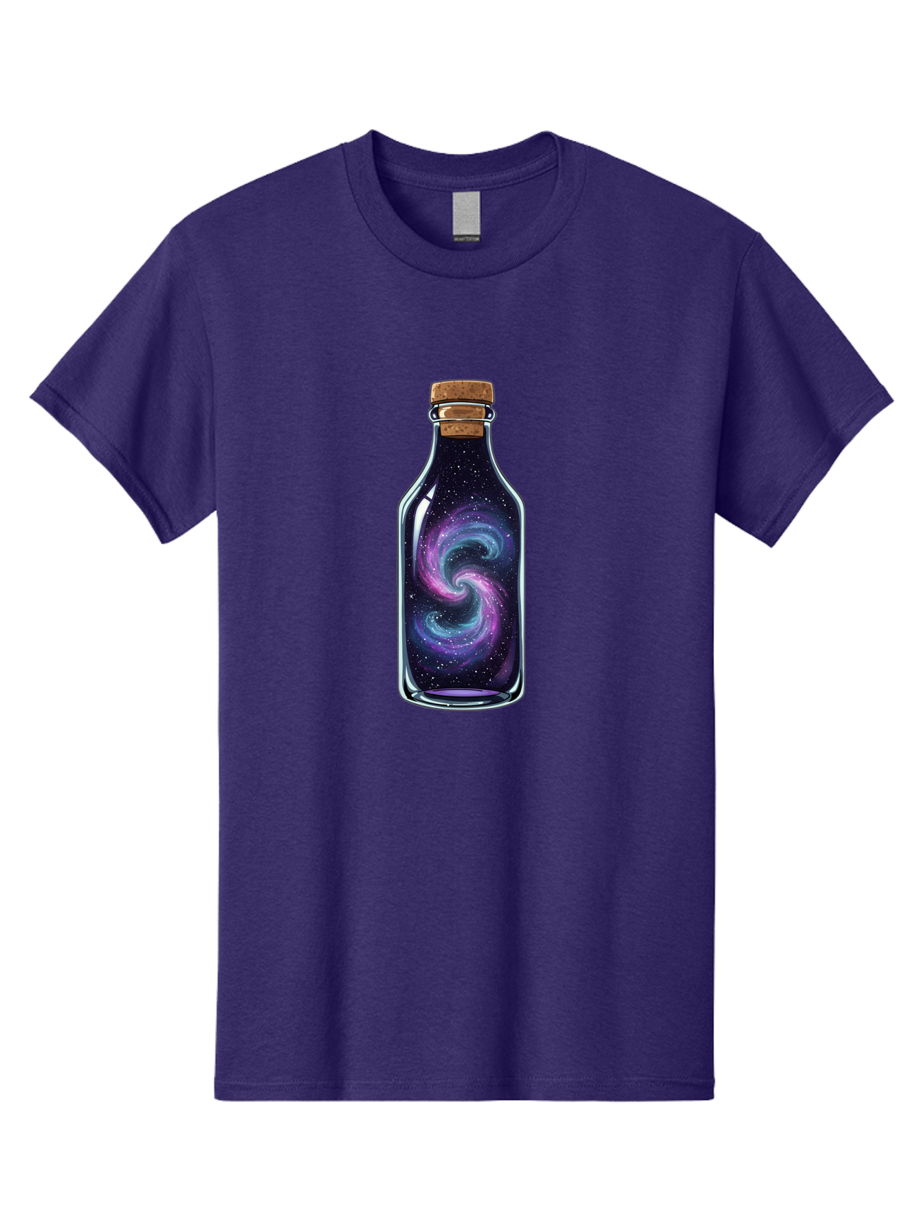 Galaxy-In-Bottle-8 Men'S Graphic Tee, 100% Cotton, Comfortable Casual Summer Wear, Machine Washable, Vintage Camera, Old Camera, Antique Camera, Black Camera, Classic Photography, Photography Equipment, Nostalgic Device, Film Camera, Baj046