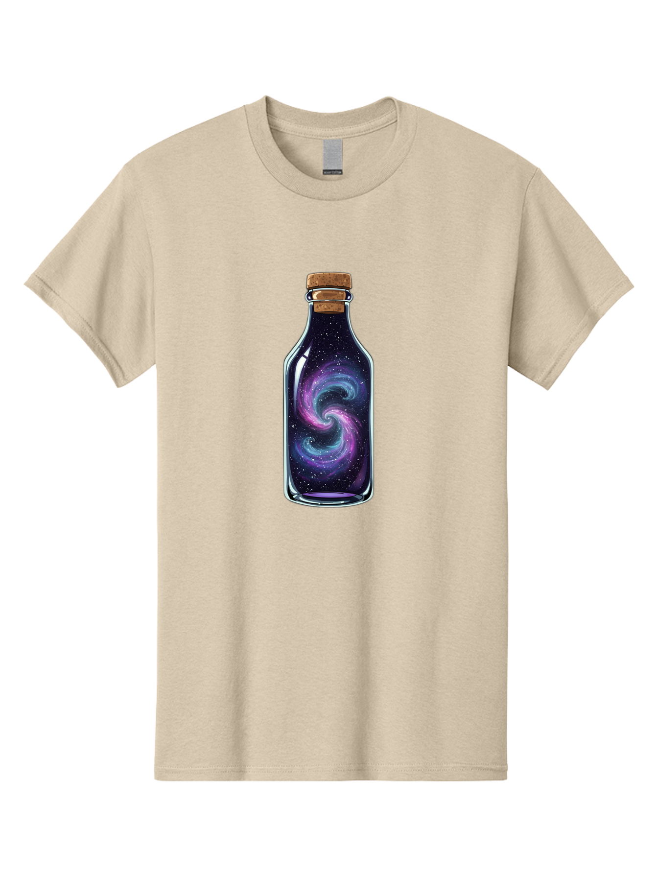 Galaxy-In-Bottle-8 Men'S Graphic Tee, 100% Cotton, Comfortable Casual Summer Wear, Machine Washable, Vintage Camera, Old Camera, Antique Camera, Black Camera, Classic Photography, Photography Equipment, Nostalgic Device, Film Camera, Baj046