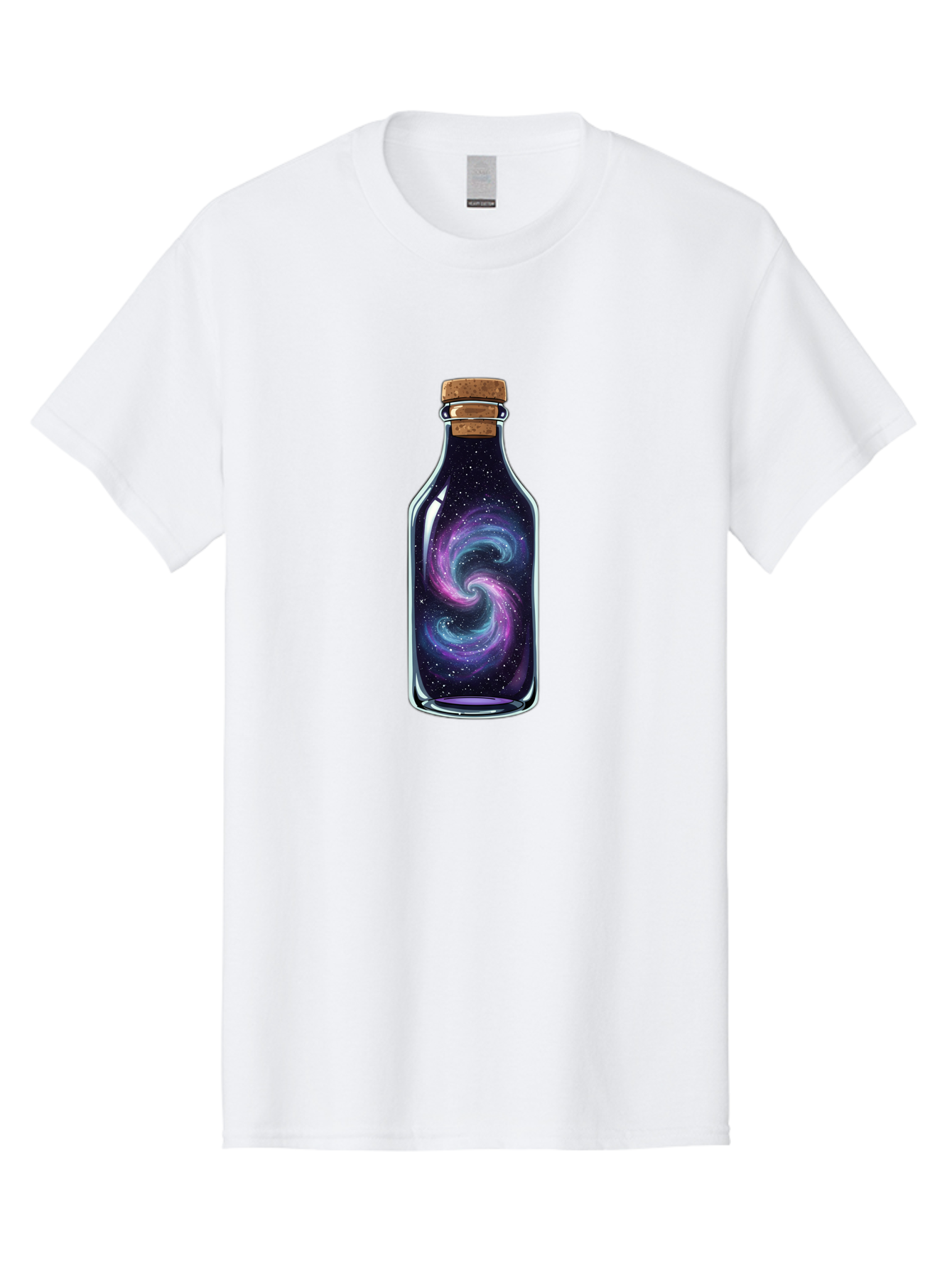 Galaxy-In-Bottle-8 Men'S Graphic Tee, 100% Cotton, Comfortable Casual Summer Wear, Machine Washable, Vintage Camera, Old Camera, Antique Camera, Black Camera, Classic Photography, Photography Equipment, Nostalgic Device, Film Camera, Baj046