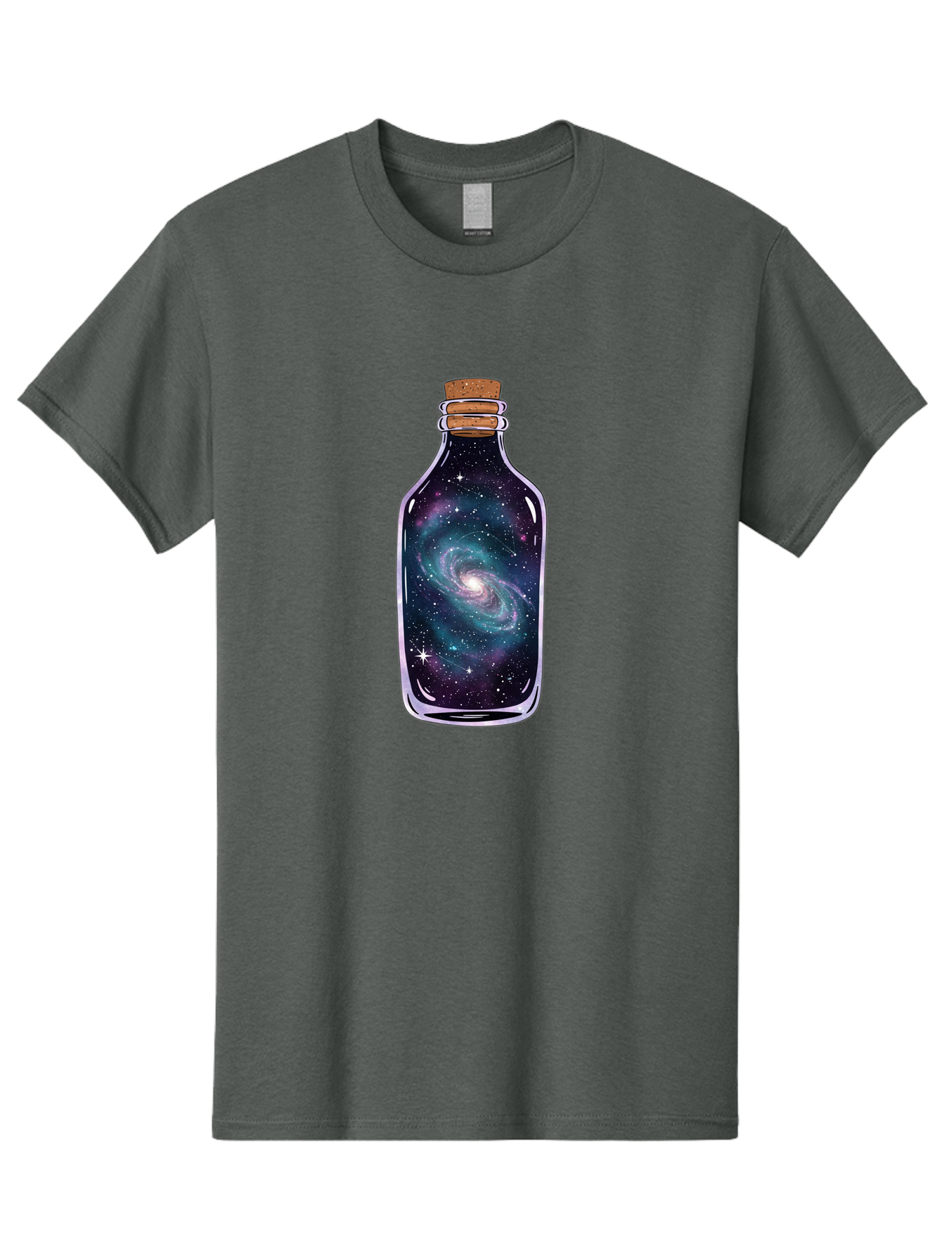 Galaxy-In-Bottle-9 Men'S Graphic Tee, 100% Cotton, Comfortable Casual Summer Wear, Machine Washable, Vintage Camera, Old Camera, Antique Camera, Black Camera, Classic Photography, Photography Equipment, Nostalgic Device, Film Camera, Baj047